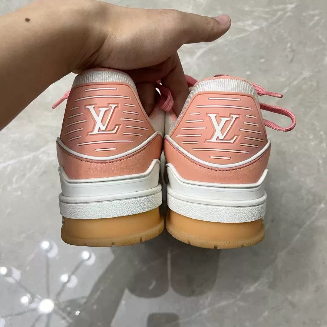 Louis Vuitton Louis Vuitton LV Peach Pink Trainer Size US 7.5 / IT 37.5 - 6 Thumbnail