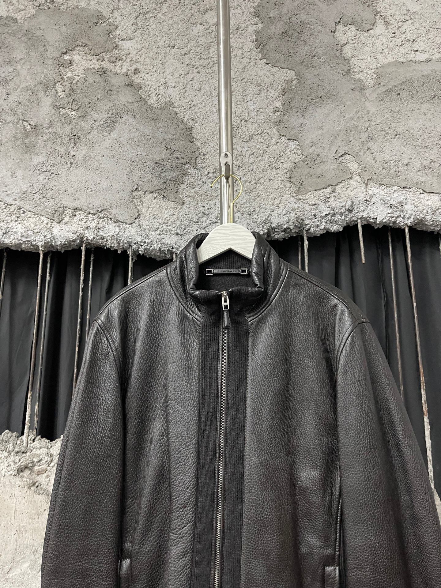 Ermenegildo Zegna Ermenegildo Zegna Leather Jacket Size US M / EU 48-50 / 2 - 3 Thumbnail
