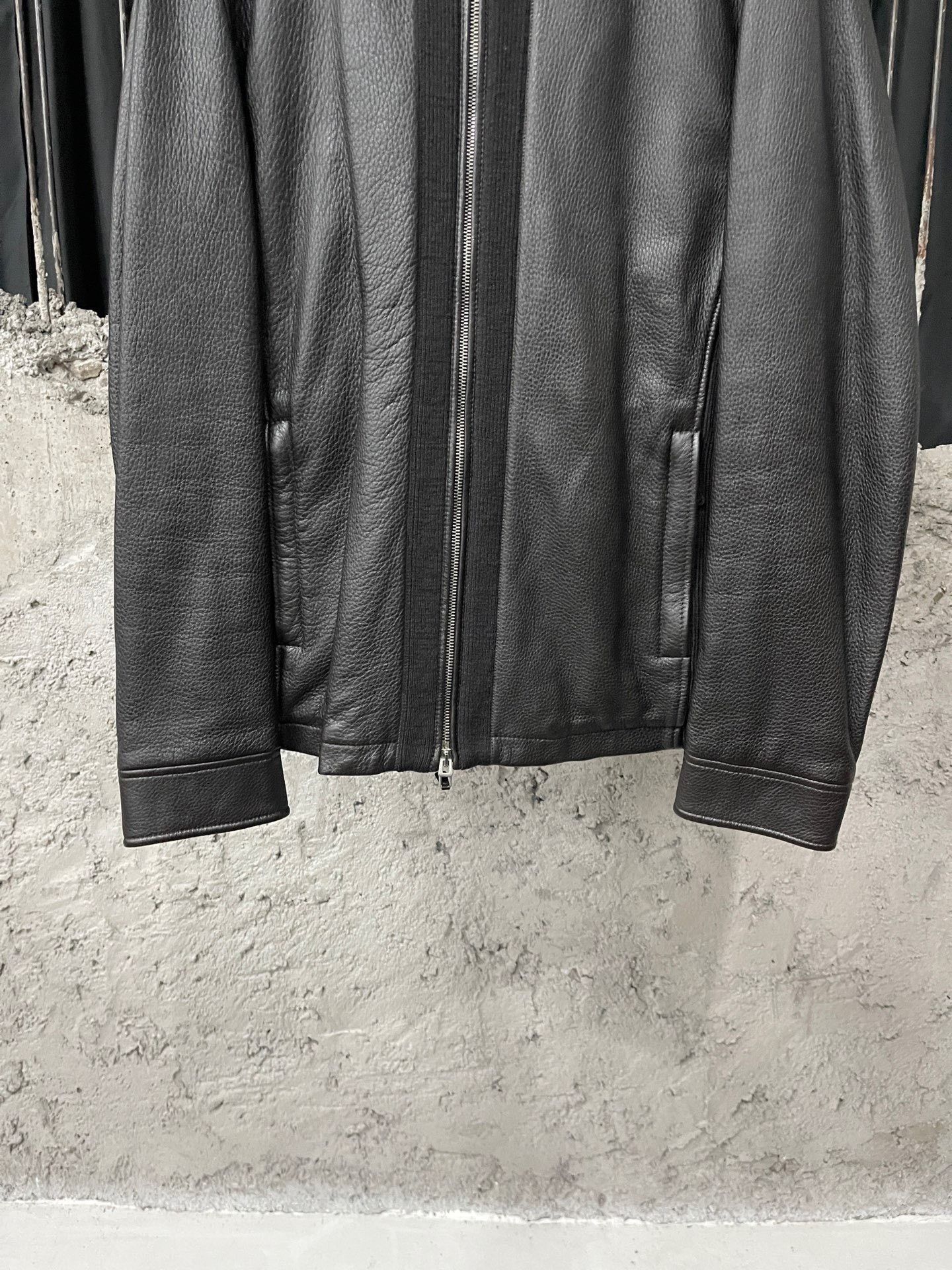 Ermenegildo Zegna Ermenegildo Zegna Leather Jacket Size US M / EU 48-50 / 2 - 4 Thumbnail