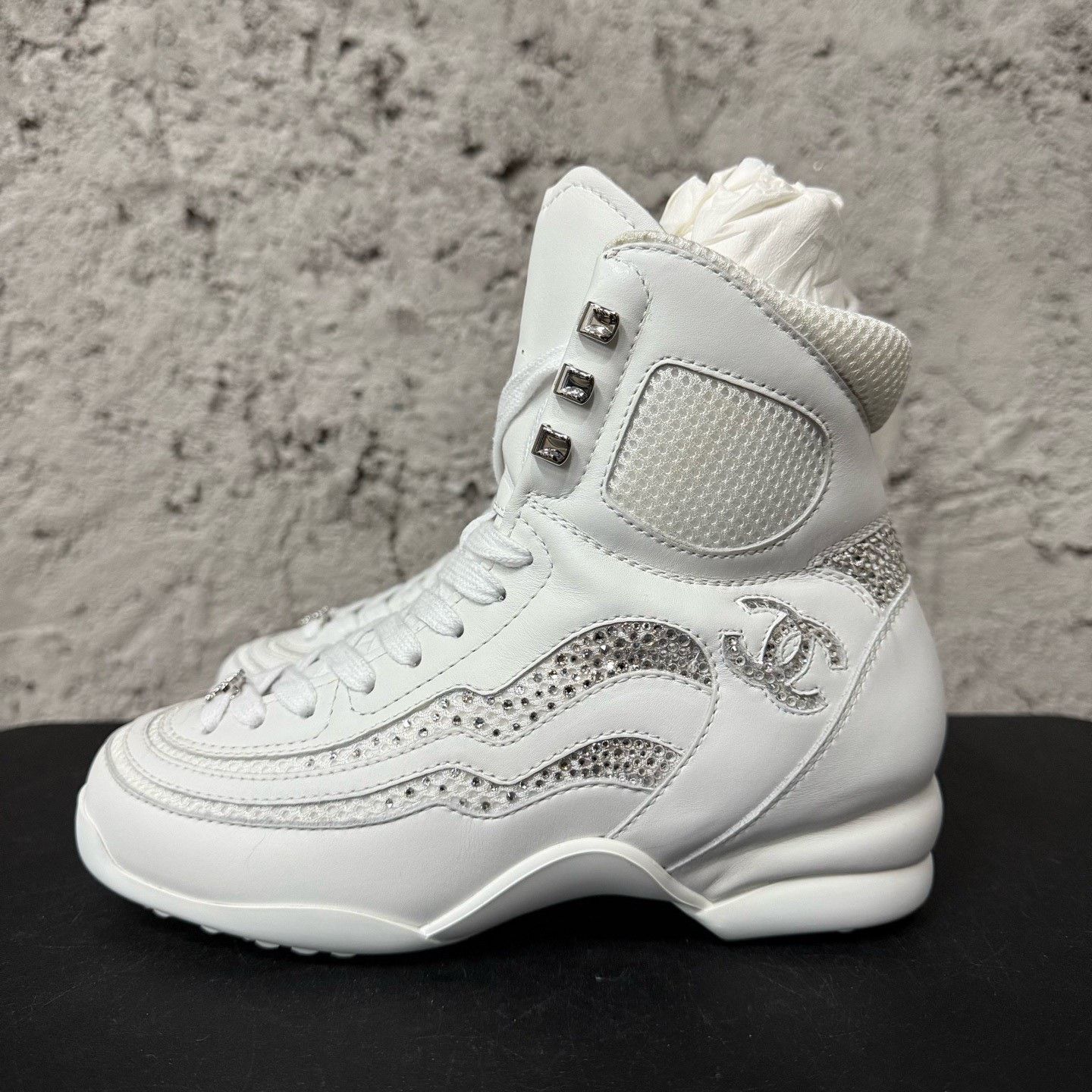 Chanel Chanel Coco Neige Diamond Shoes Size US 4.5 / IT 34.5 - 2 Thumbnail