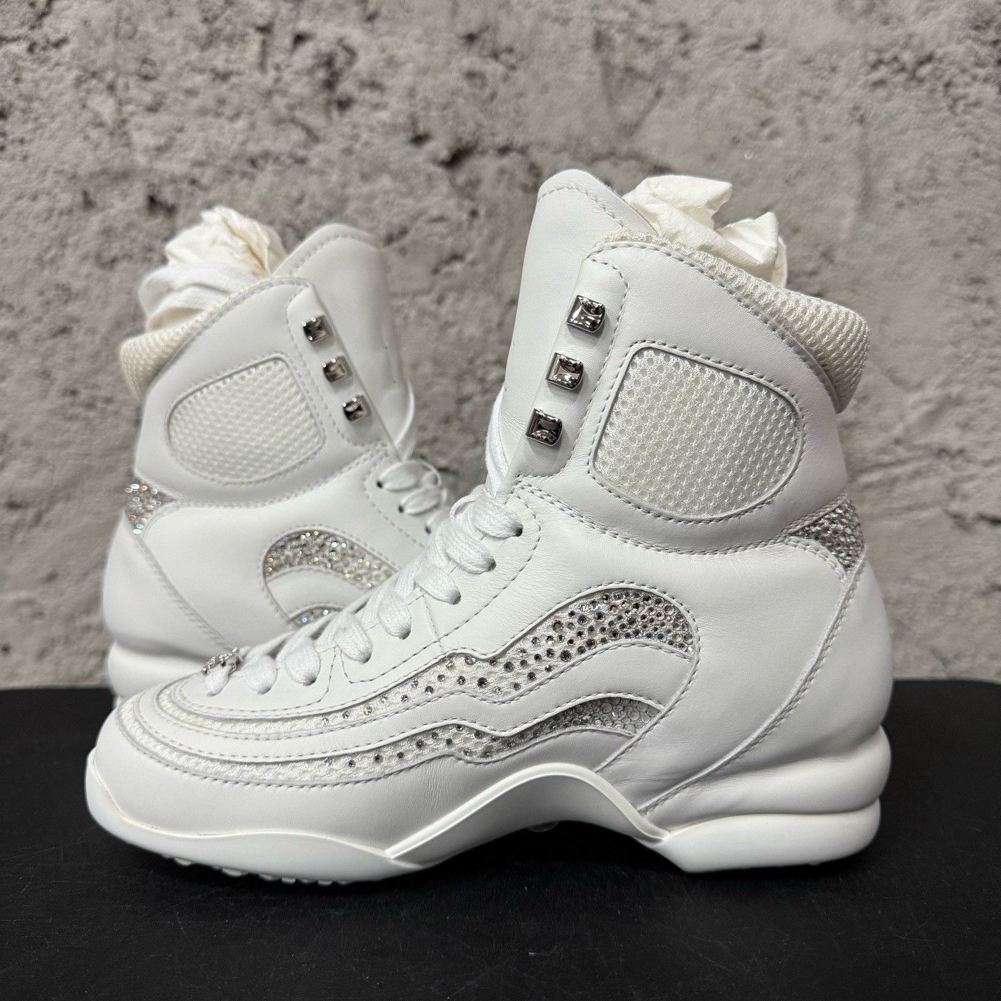 Chanel Chanel Coco Neige Diamond Shoes Size US 4.5 / IT 34.5 - 5 Thumbnail