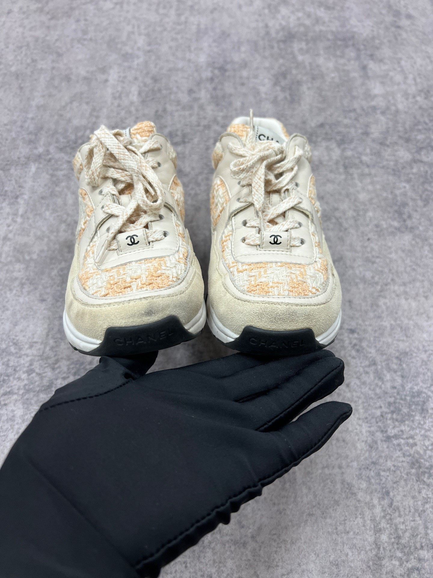Chanel Chanel Knit Sneakers Size US 6 / IT 36 - 5 Thumbnail