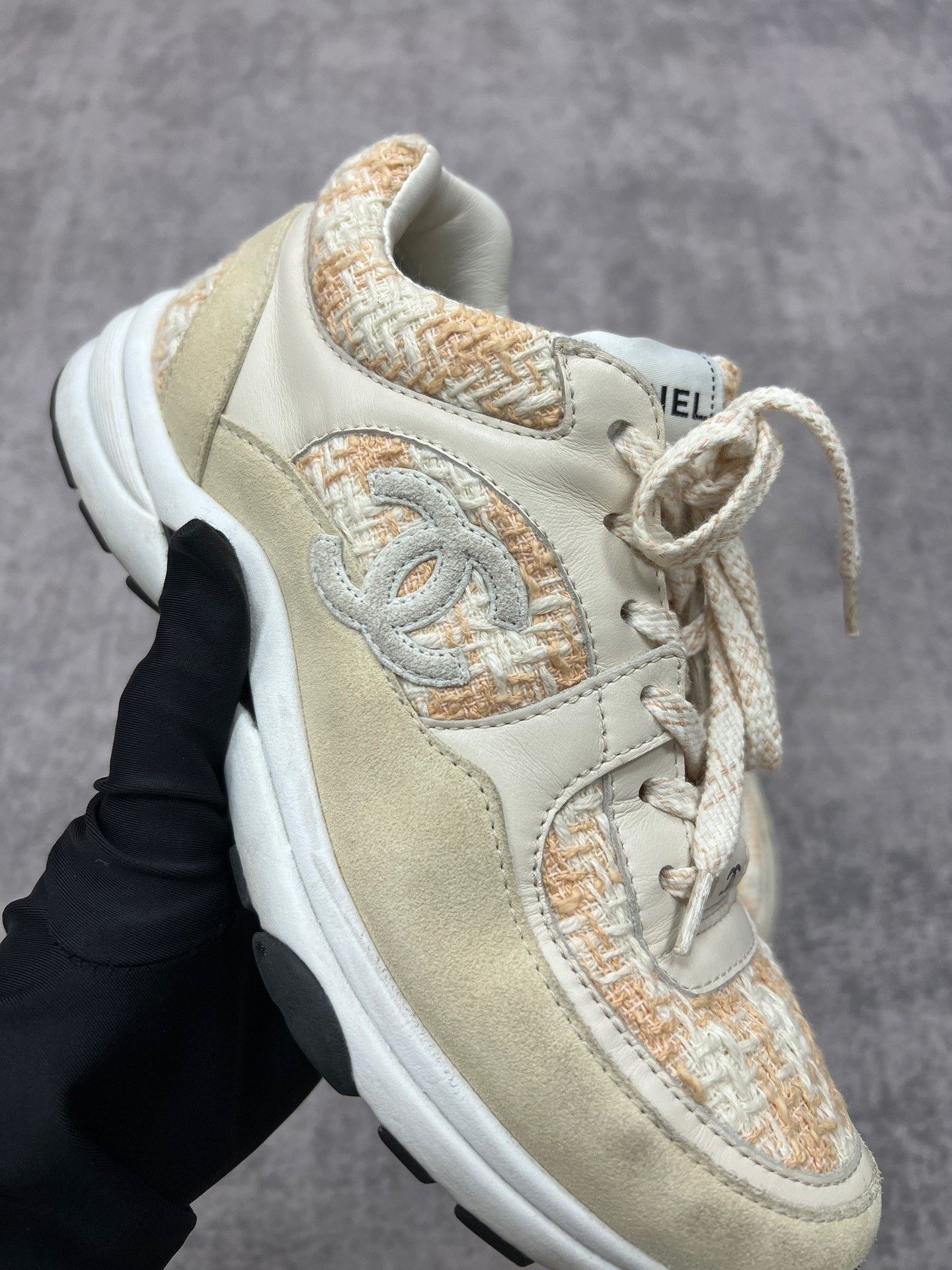 Chanel Chanel Knit Sneakers Size US 6 / IT 36 - 3 Thumbnail