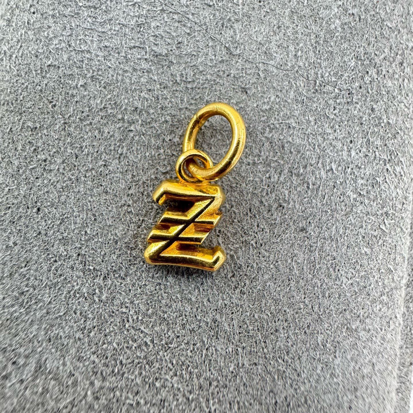 Chrome Hearts Chrome Hearts 22K Letter 'Z' Pendant Size ONE SIZE - 2 Thumbnail