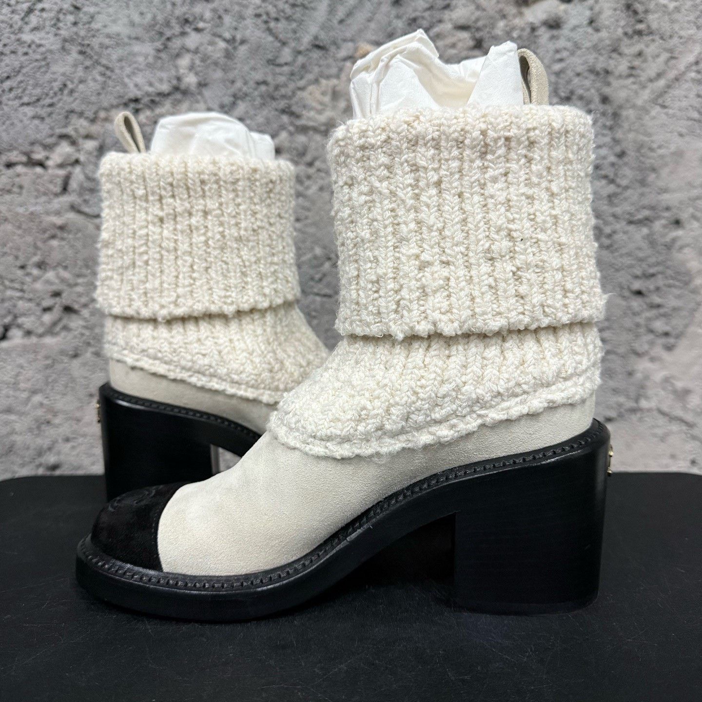 Chanel Chanel Lamb Wool Boots Size US 4 / IT 34 - 5 Thumbnail