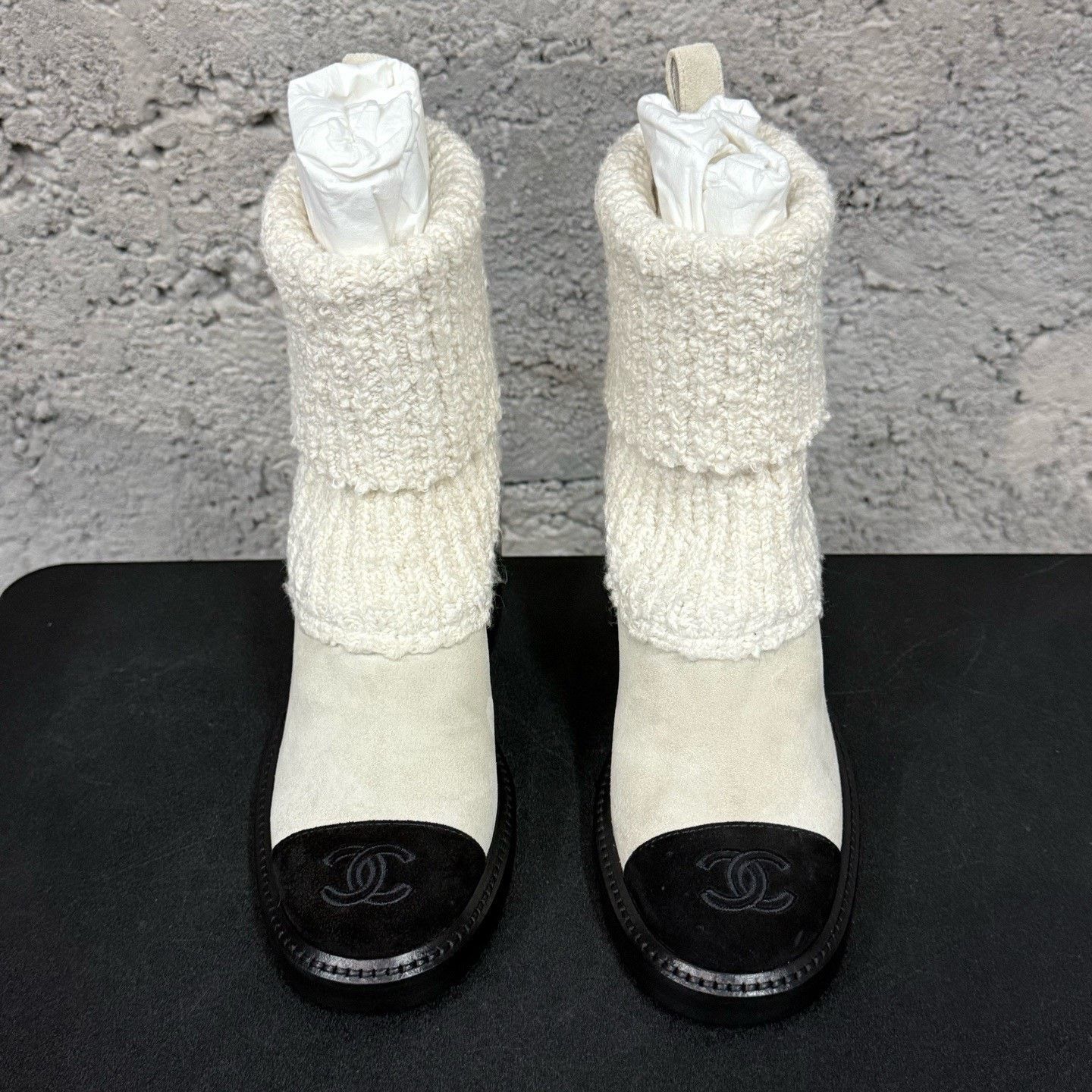 Chanel Chanel Lamb Wool Boots Size US 4 / IT 34 - 6 Thumbnail