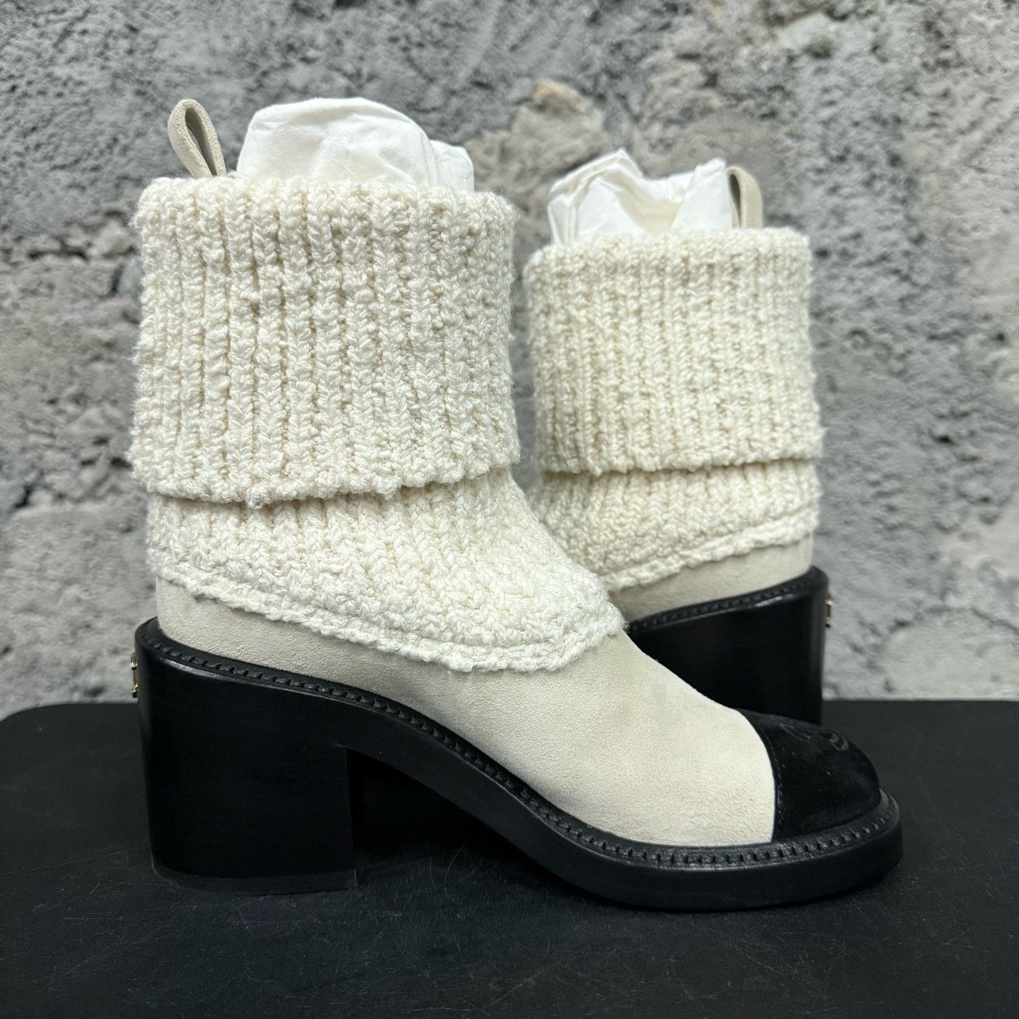 Chanel Chanel Lamb Wool Boots Size US 4 / IT 34 - 4 Thumbnail