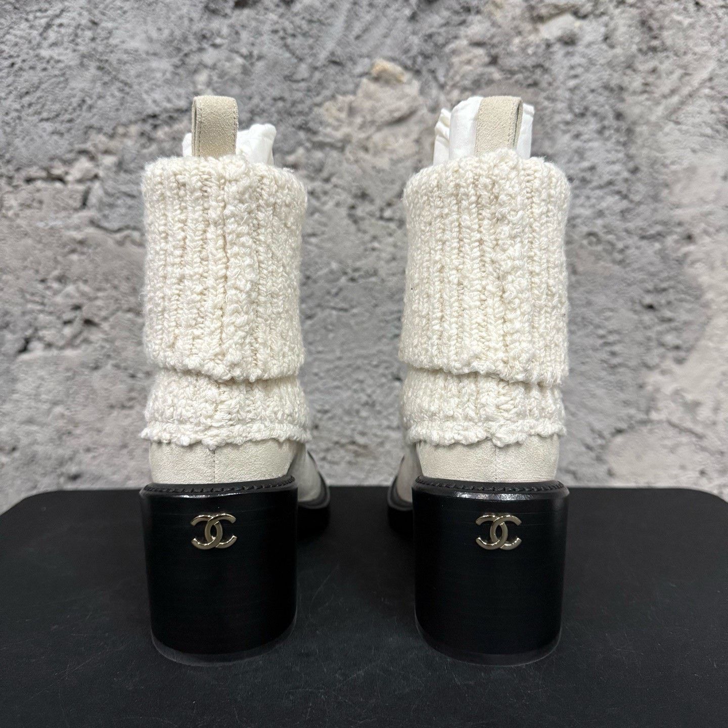 Chanel Chanel Lamb Wool Boots Size US 4 / IT 34 - 3 Thumbnail