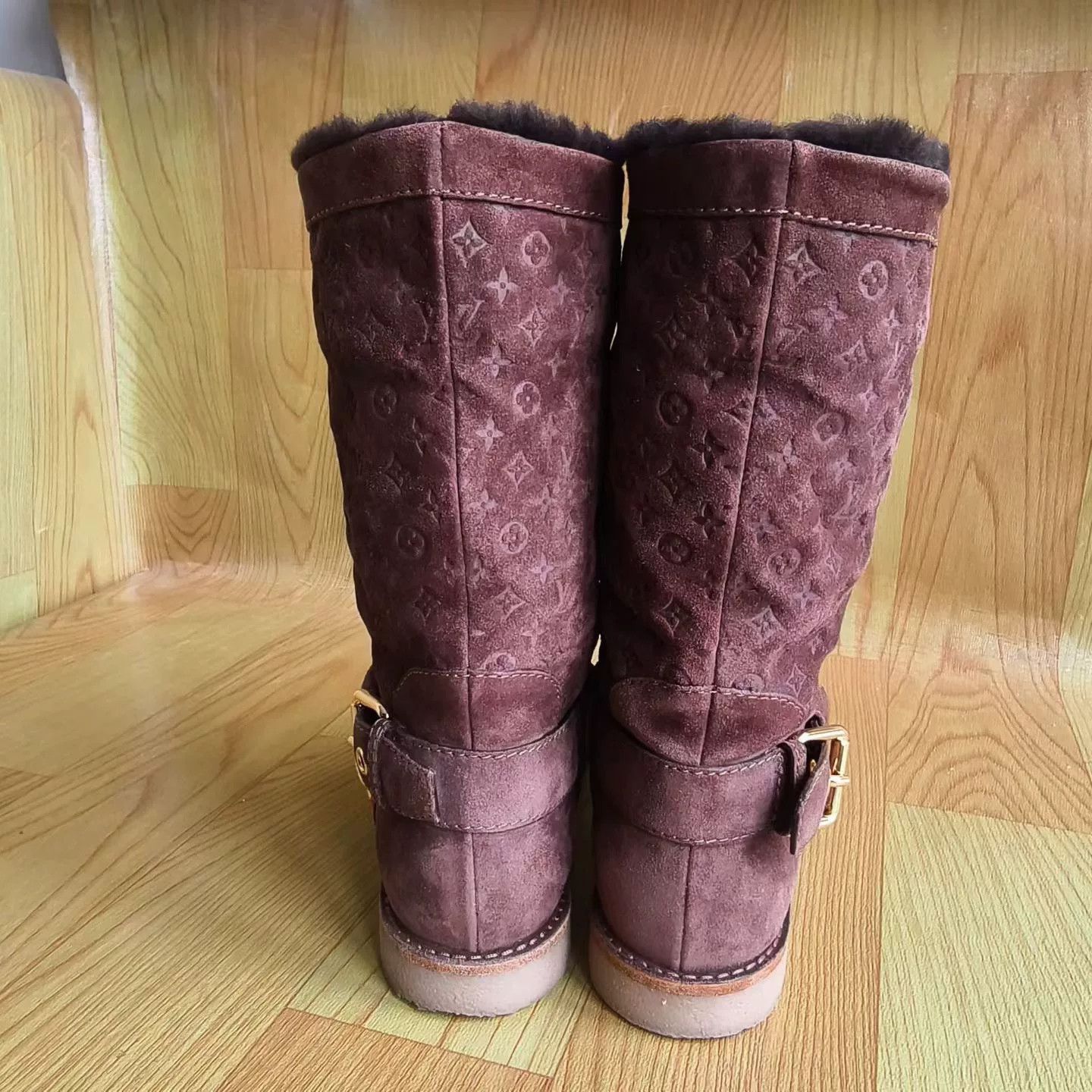 Louis Vuitton Louis Vuitton Brown Monogram Knee-High Boots Size US 5 / IT 35 - 5 Thumbnail