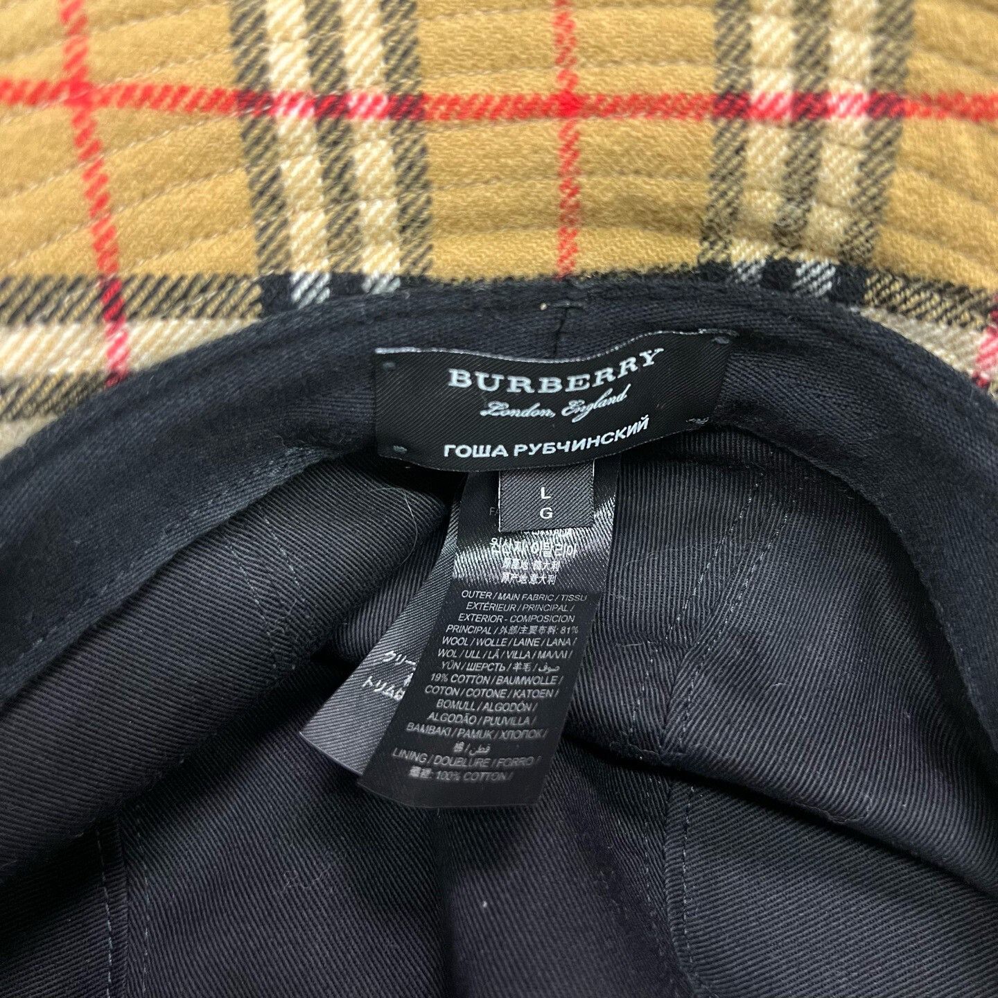 Burberry Burberry Check Bucket Hat Size ONE SIZE - 3 Thumbnail