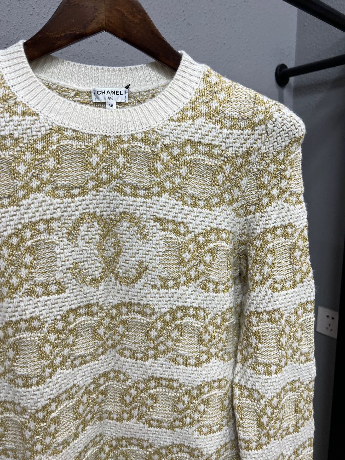 Chanel Chanel Double C Logo Knit Sweater Size S / US 4 / IT 40 - 3 Thumbnail
