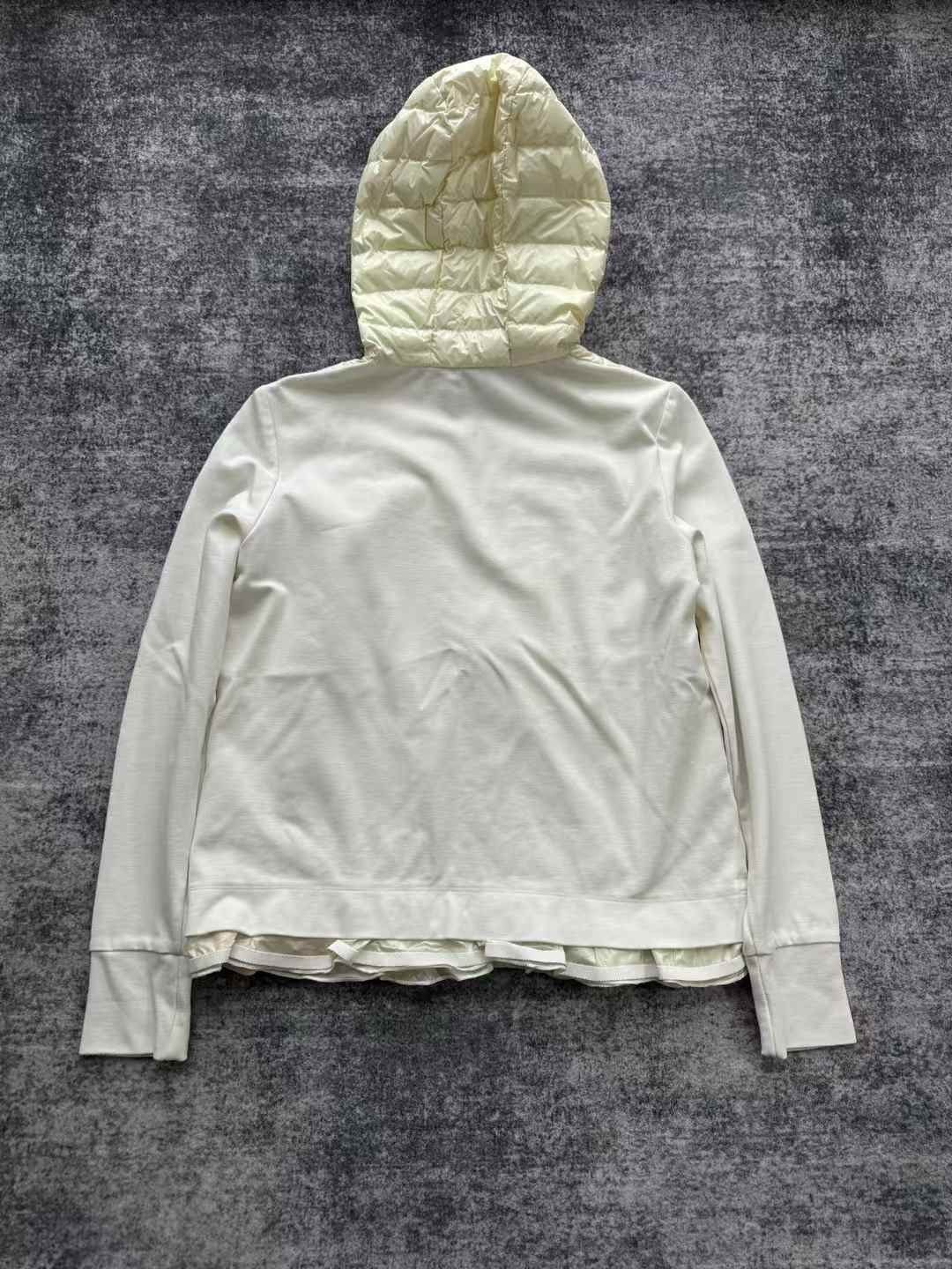 Moncler Moncler Milk White Paneled Down Jacket Size M / US 6-8 / IT 42-44 - 2 Thumbnail