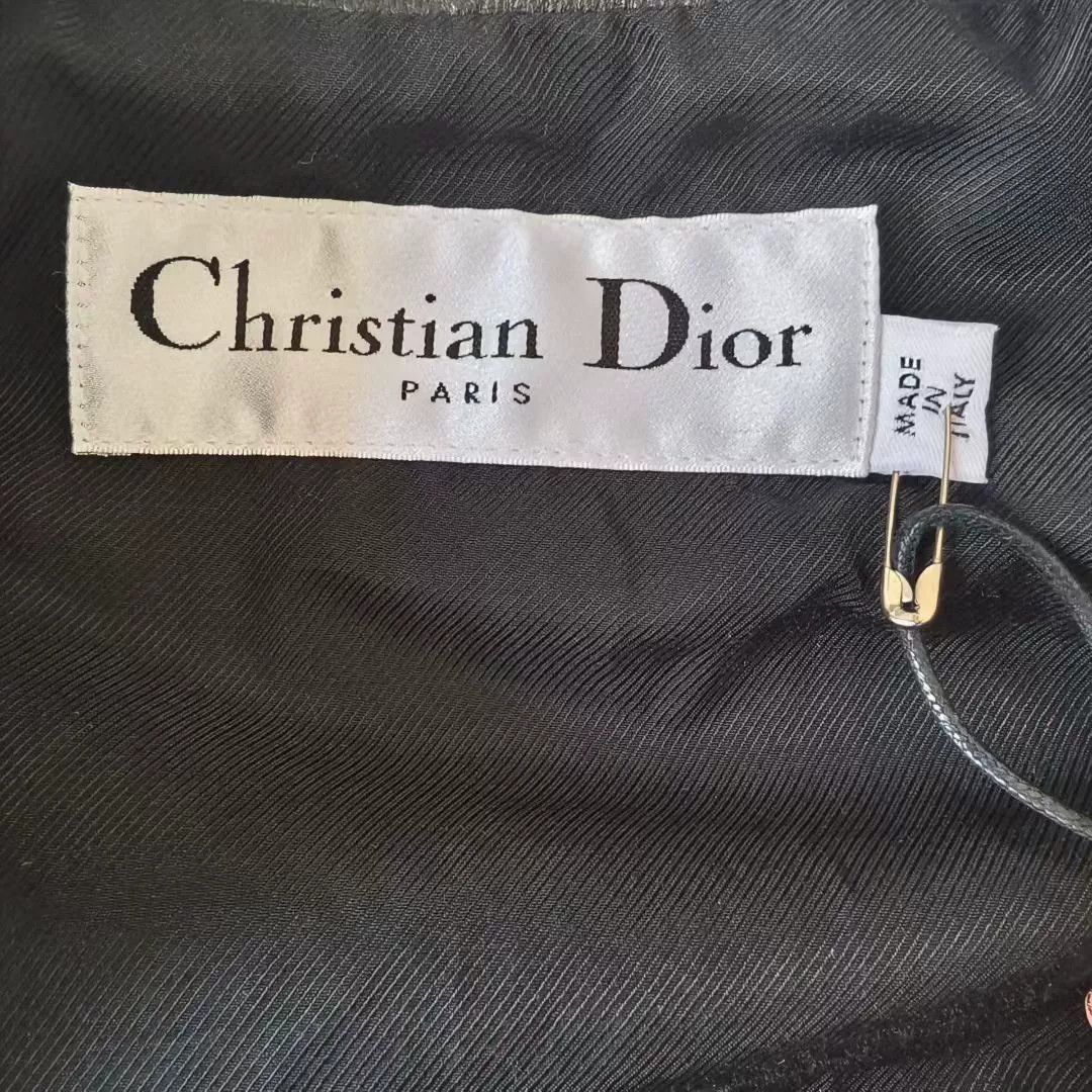 Dior Christian Dior Leather Floral Baseball Jacket Size S / US 4 / IT 40 - 3 Thumbnail