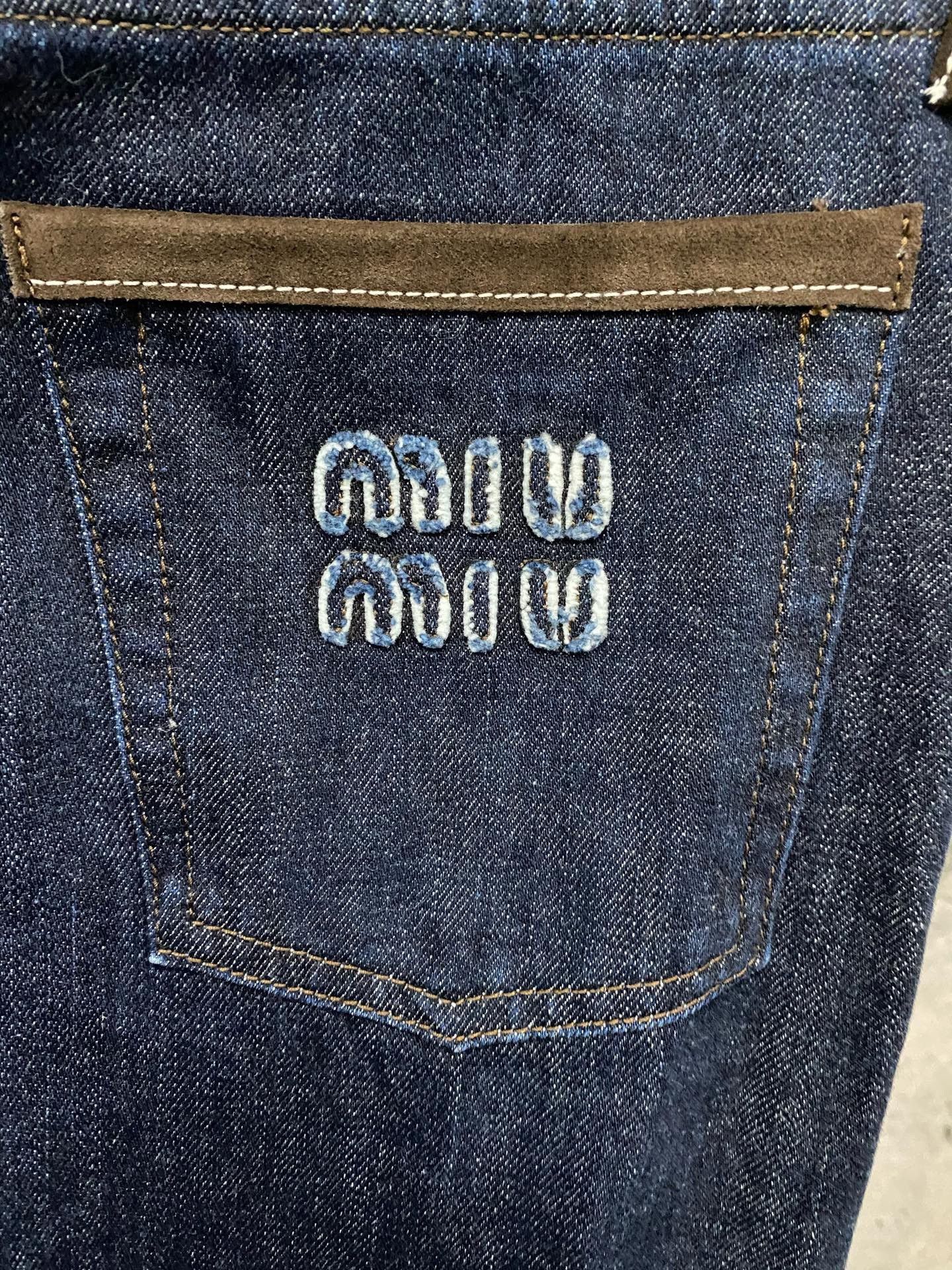 Miu Miu Miumiu Patchwork Leather Jeans Size 26" / US 2 / IT 38 - 5 Thumbnail