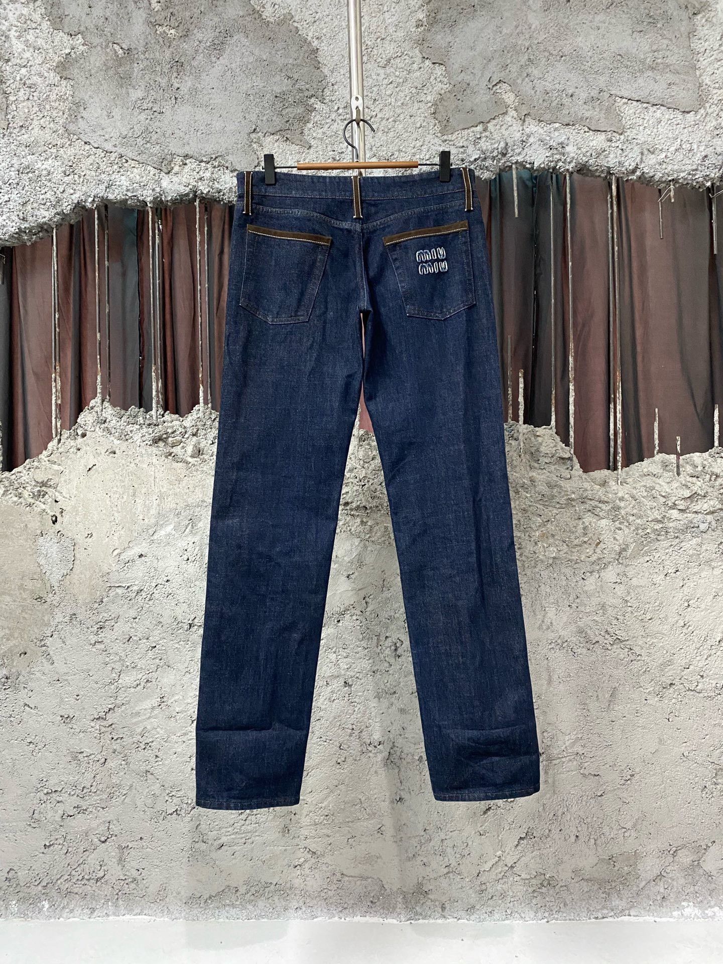 Miu Miu Miumiu Patchwork Leather Jeans Size 26" / US 2 / IT 38 - 2 Thumbnail