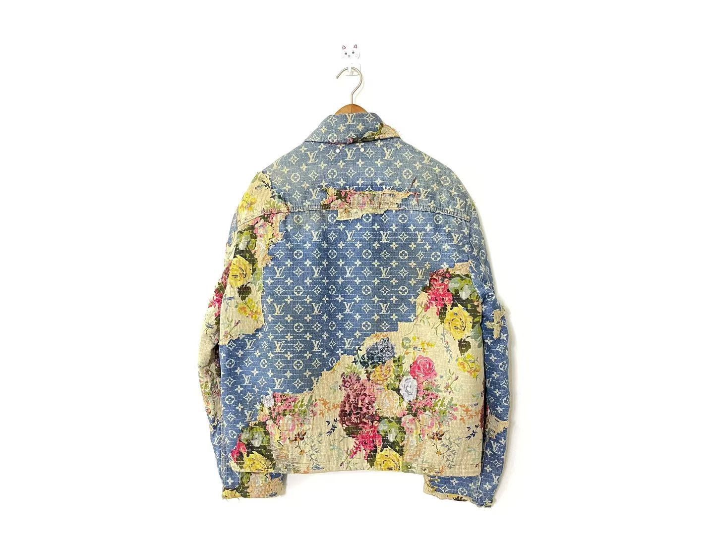 Louis Vuitton Louis Vuitton Floral Boro Denim Jacket Size US S / EU 44-46 / 1 - 2 Thumbnail