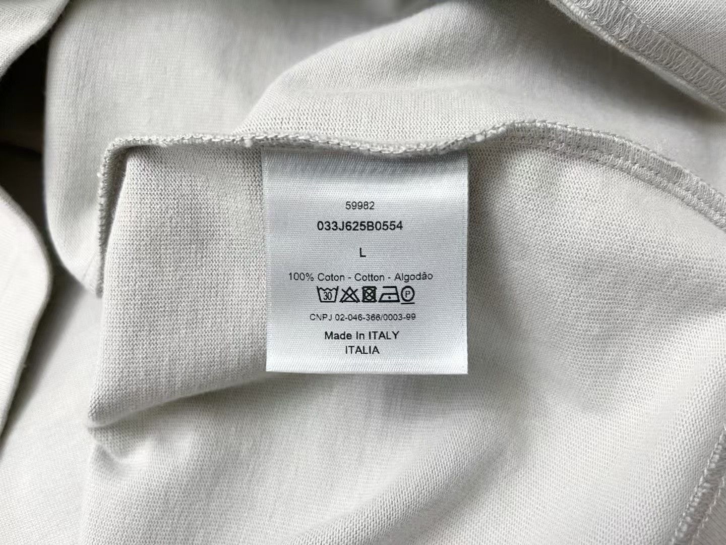 Dior Dior x Air Jordan Gray Short-Sleeve Size US L / EU 52-54 / 3 - 3 Thumbnail