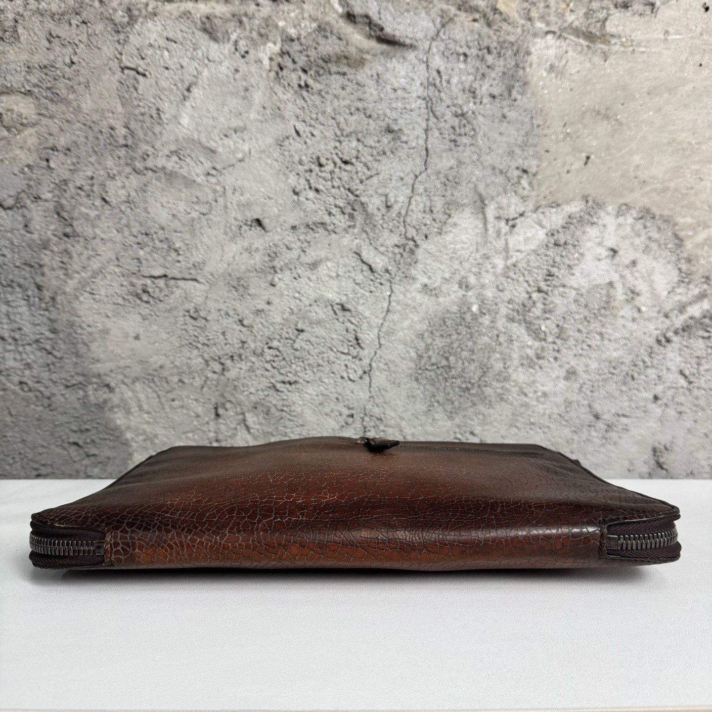 Berluti Berluti Crackle Texture Clutch Bag Size ONE SIZE - 3 Thumbnail