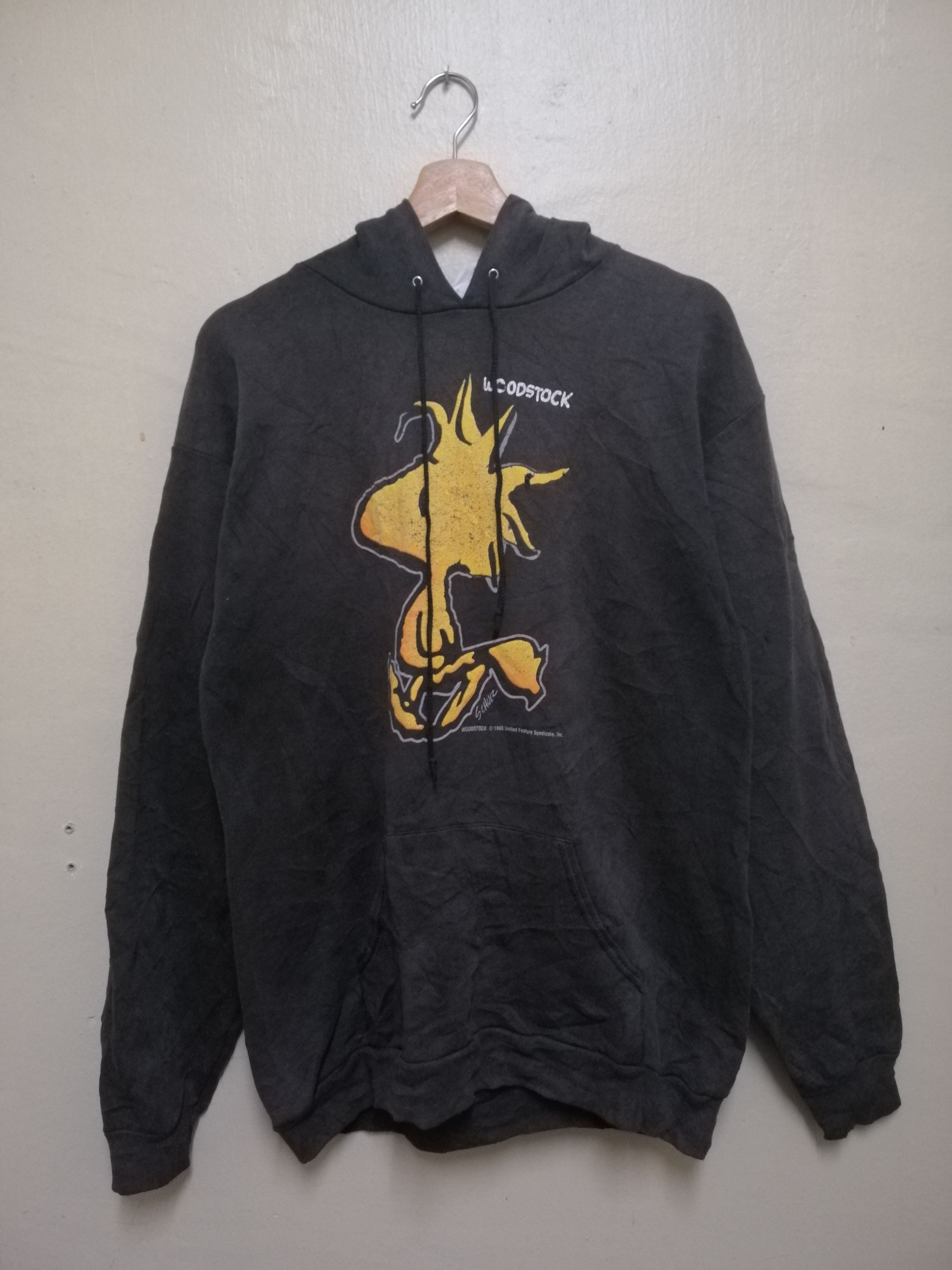 Cartoon Network Vintage 90s Snoopy woodstock hoodies faded B18 Size US M / EU 48-50 / 2 - 1 Thumbnail