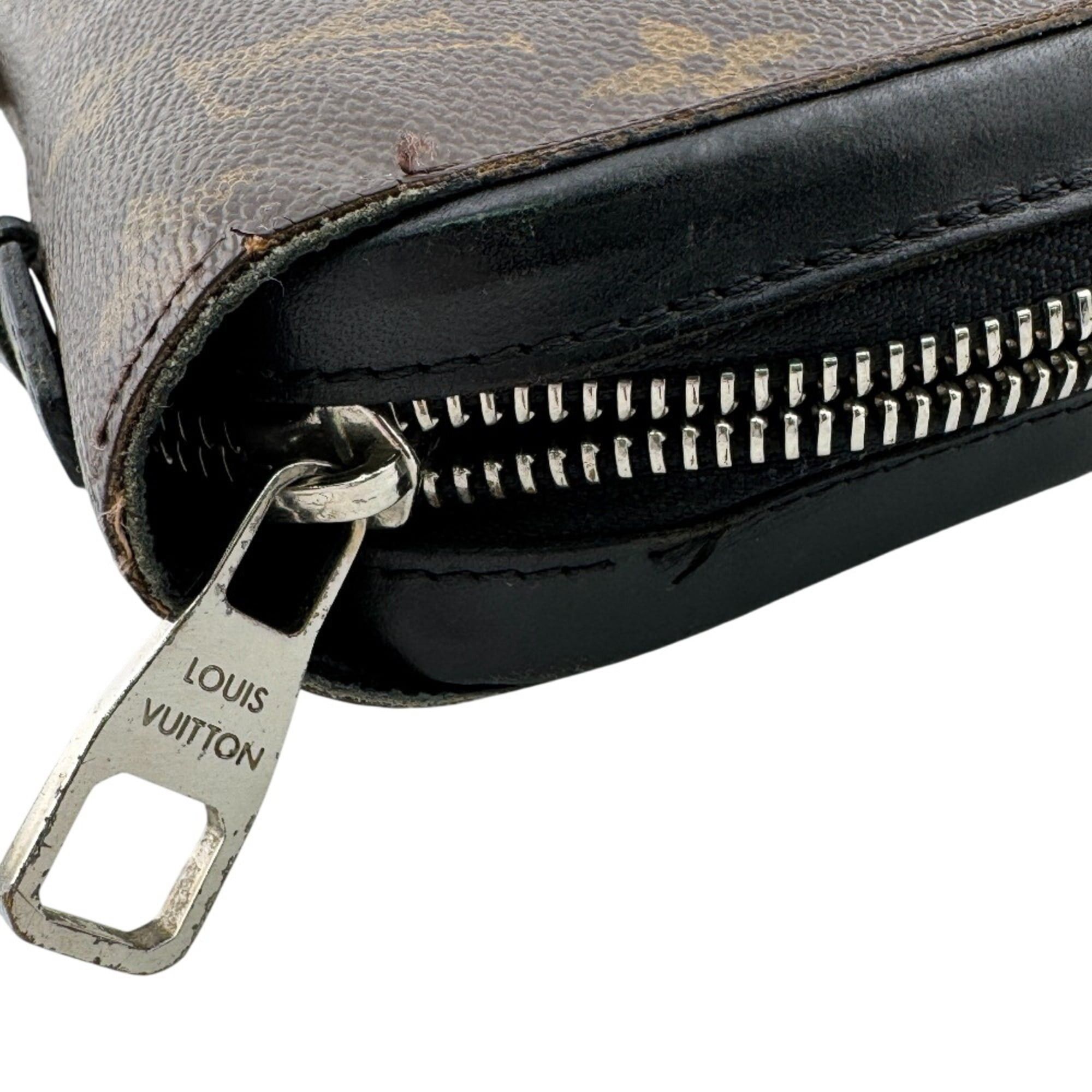 Louis Vuitton LOUIS VUITTON M61506 Zippy XL Round Zip Wallet Monogram Macassar Second Bag Clutch Men's Women's Brown Size ONE SIZE - 9 Thumbnail