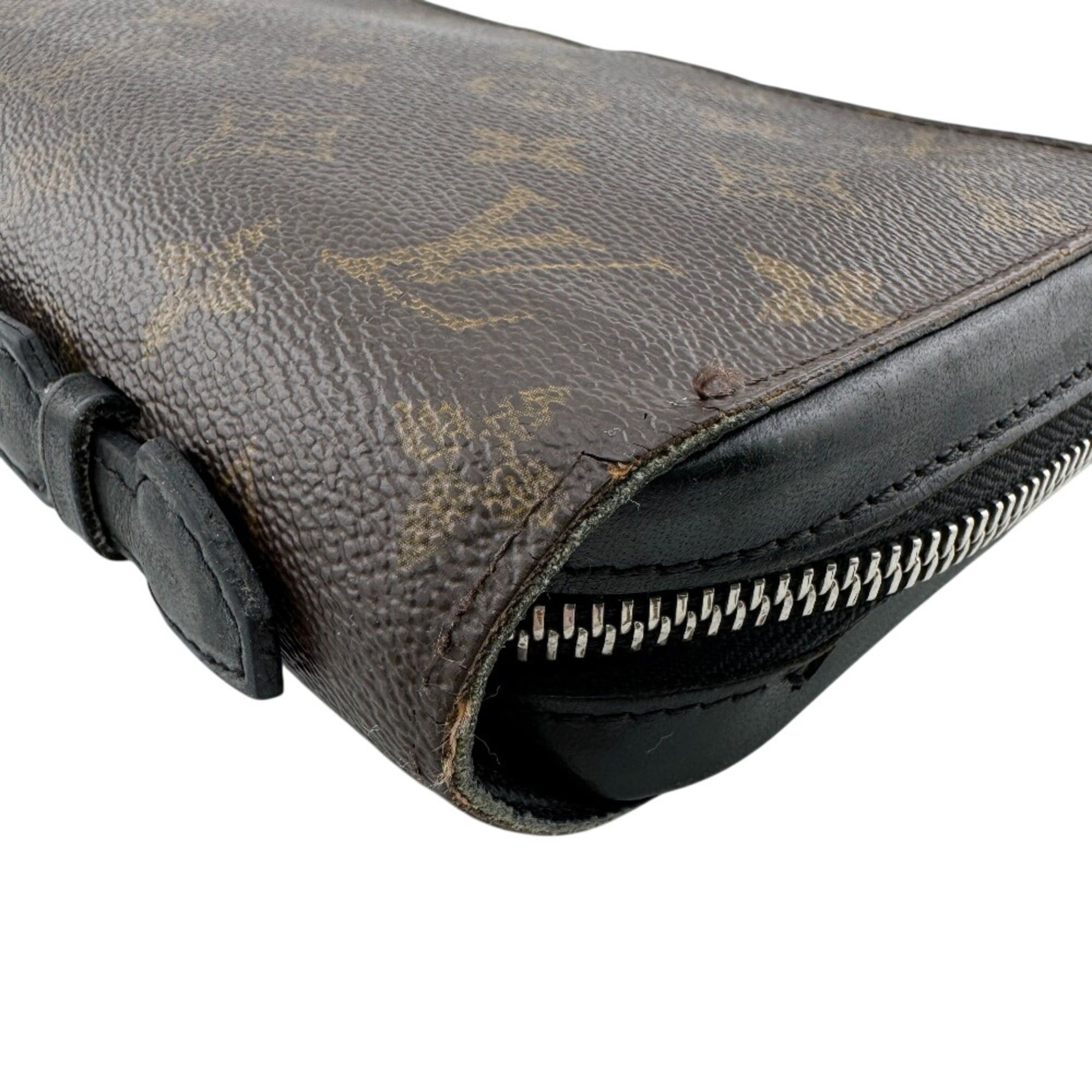 Louis Vuitton LOUIS VUITTON M61506 Zippy XL Round Zip Wallet Monogram Macassar Second Bag Clutch Men's Women's Brown Size ONE SIZE - 4 Thumbnail