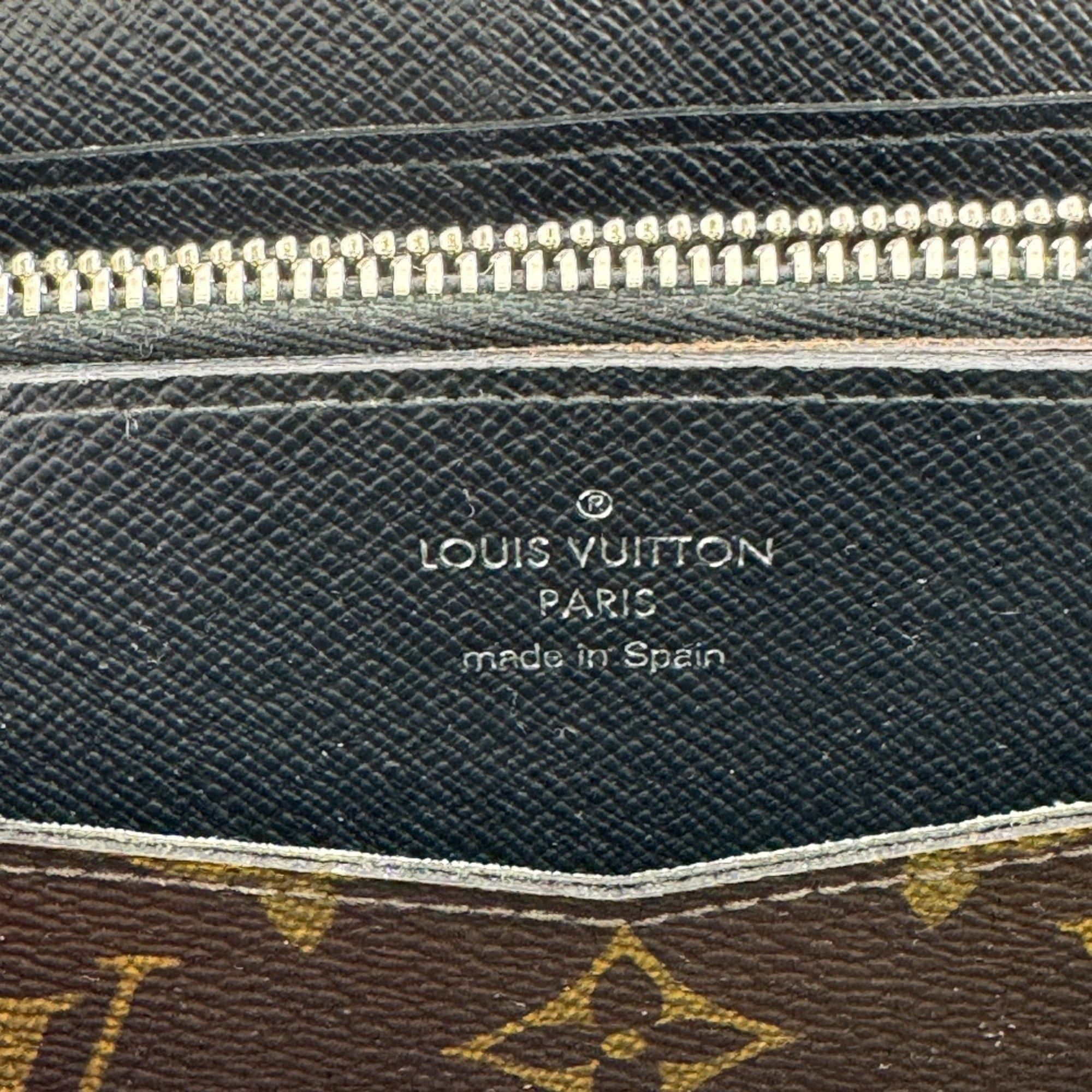 Louis Vuitton LOUIS VUITTON M61506 Zippy XL Round Zip Wallet Monogram Macassar Second Bag Clutch Men's Women's Brown Size ONE SIZE - 17 Thumbnail