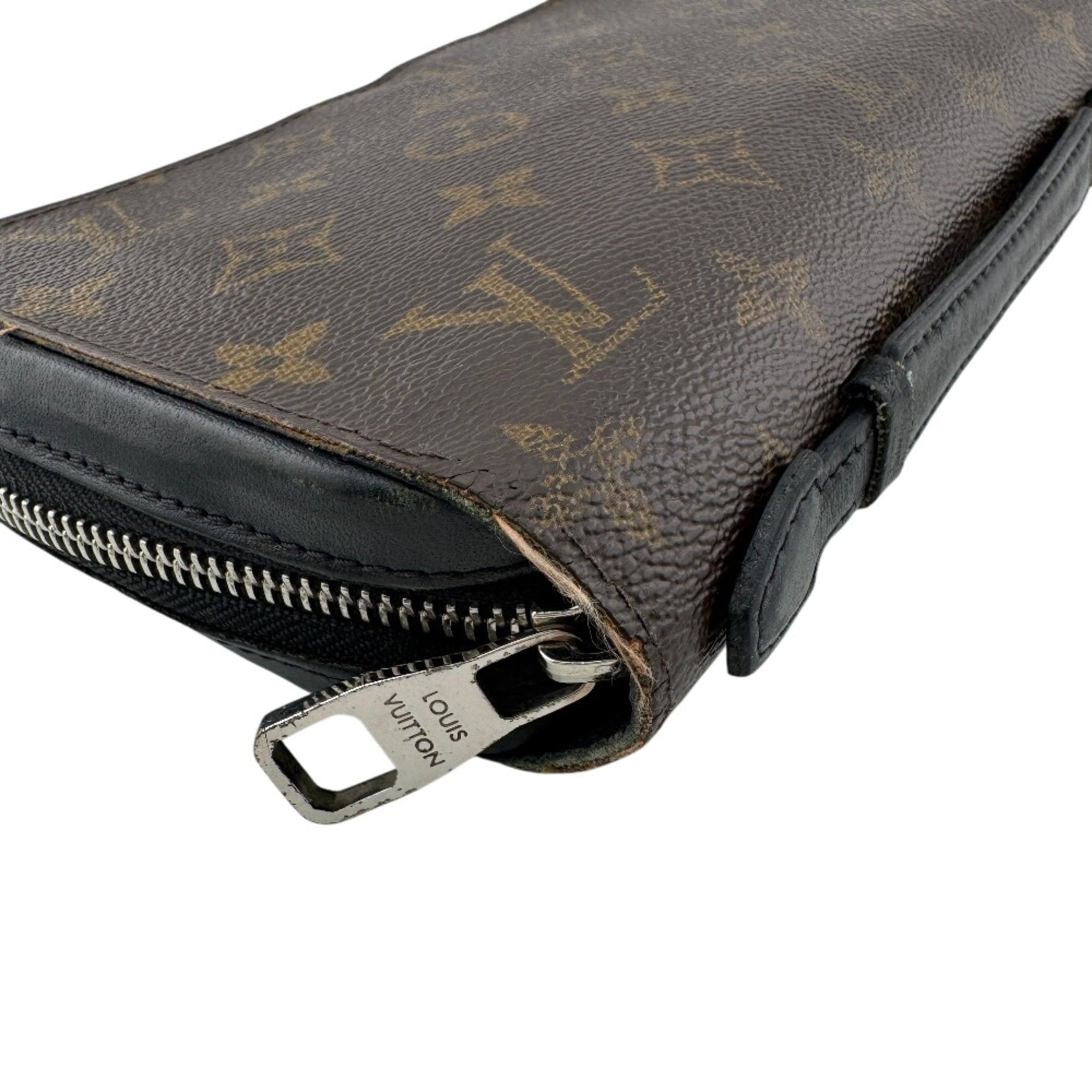 Louis Vuitton LOUIS VUITTON M61506 Zippy XL Round Zip Wallet Monogram Macassar Second Bag Clutch Men's Women's Brown Size ONE SIZE - 5 Thumbnail