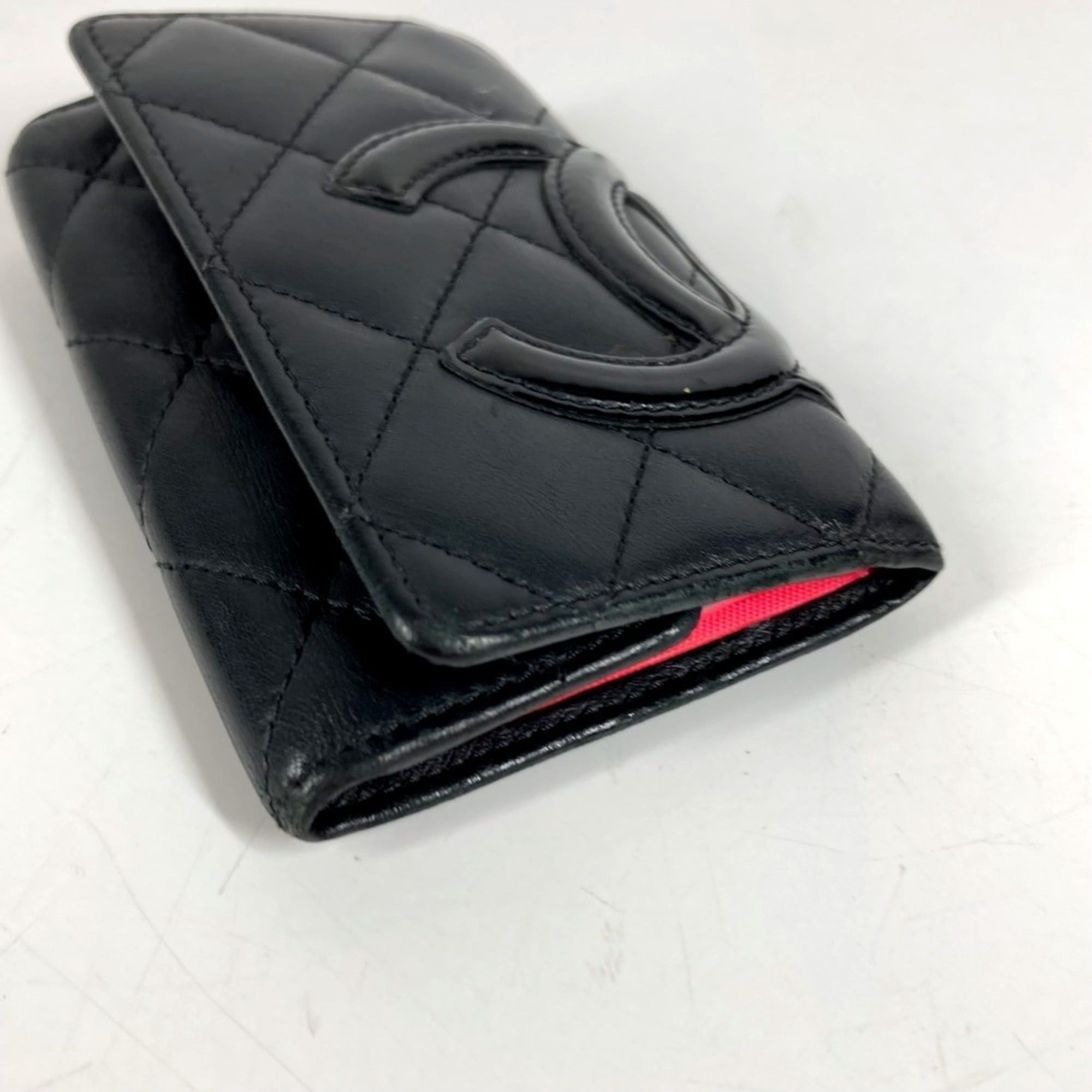 Chanel CHANEL A26723 Cambon Line CC Coco Mark 6-Key Leather Key Case for Women, Black Size ONE SIZE - 9 Thumbnail