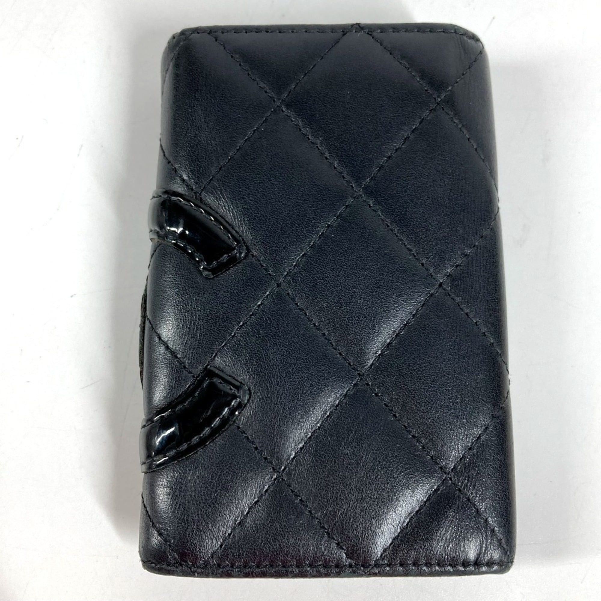 Chanel CHANEL A26723 Cambon Line CC Coco Mark 6-Key Leather Key Case for Women, Black Size ONE SIZE - 2 Thumbnail