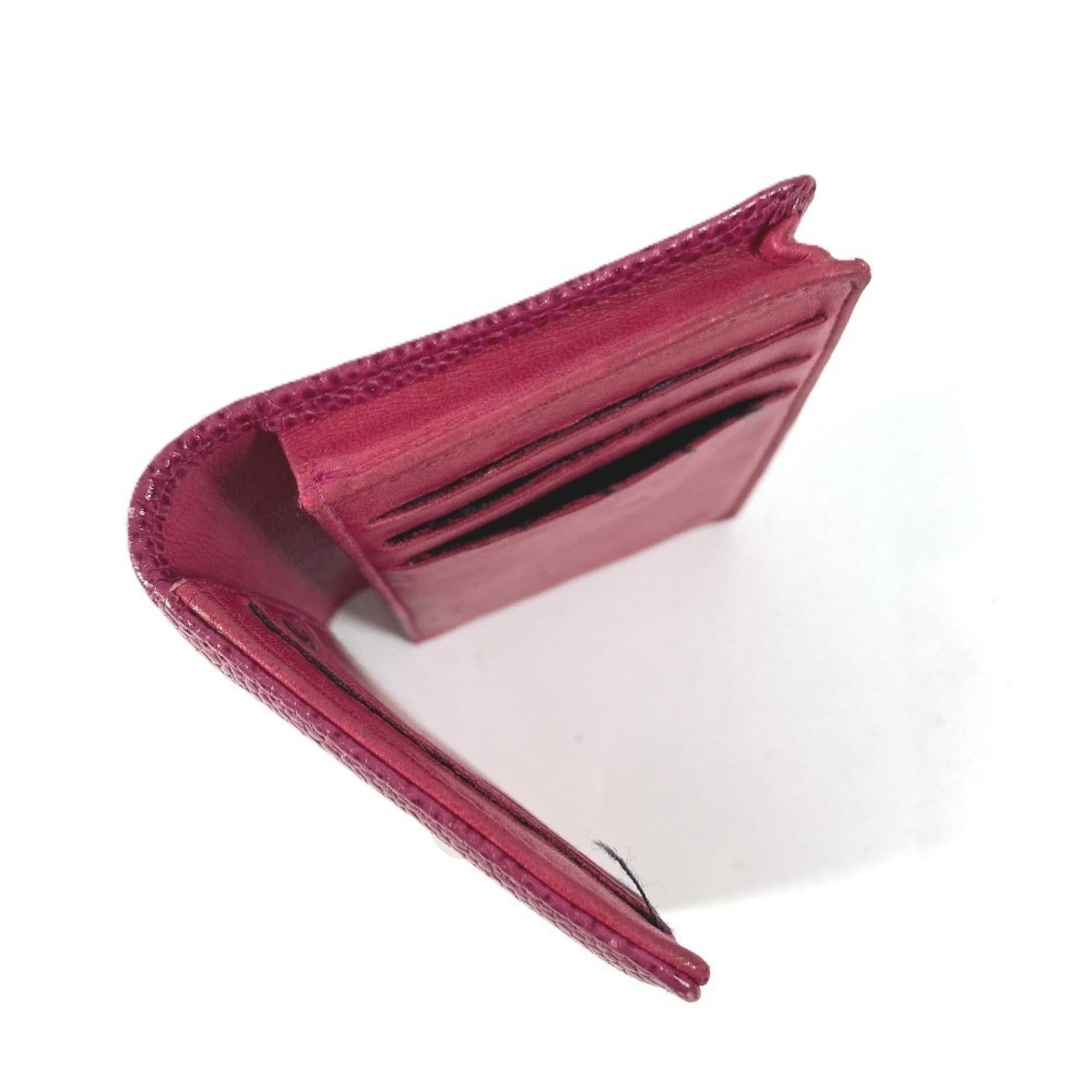 Chanel CHANEL CC Coco Mark Logo Business Card Holder/Pass Case, Bi-fold, Caviar Leather, Women's, Purple Size ONE SIZE - 9 Thumbnail