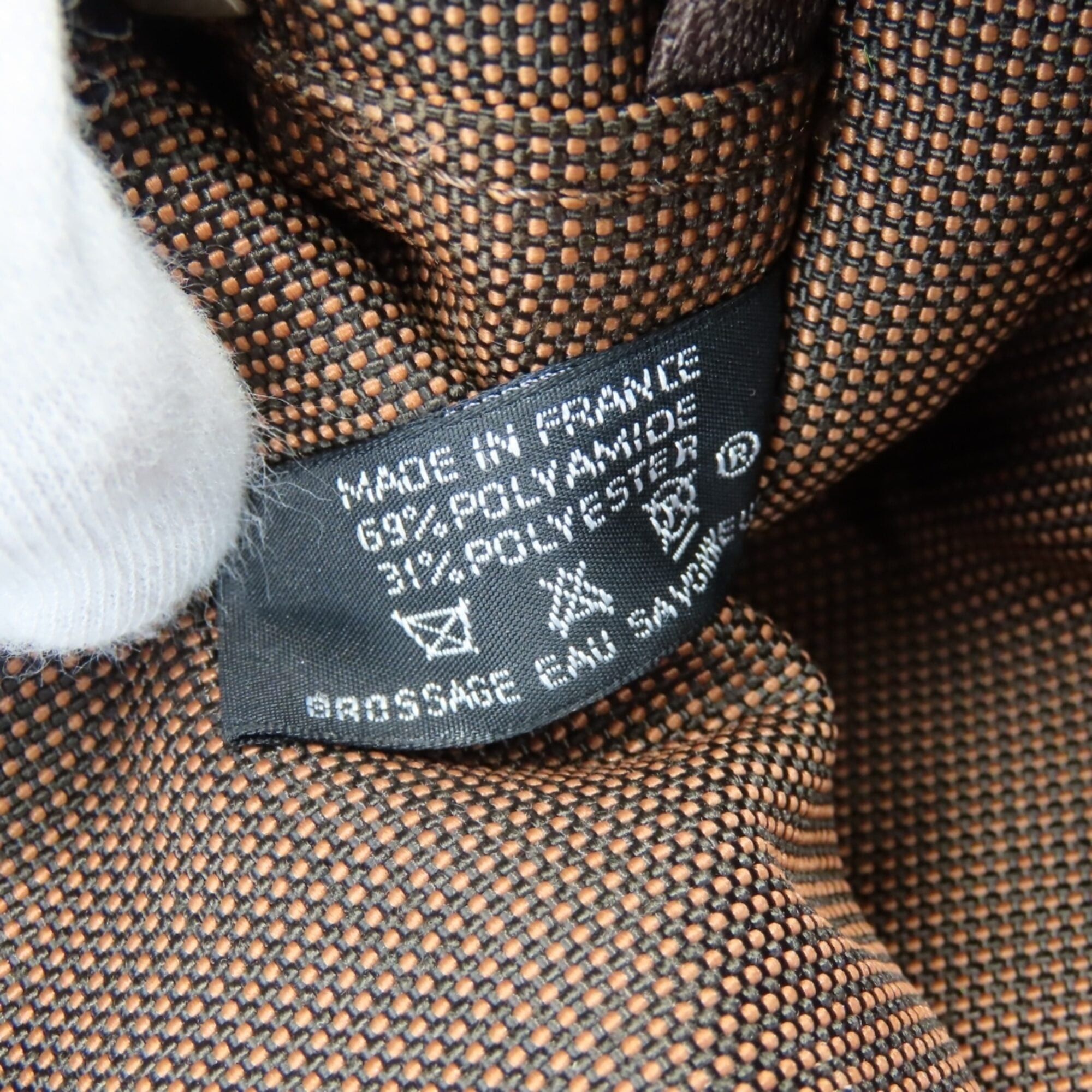 Hermes Hermes Tote Bag, Herline MM, Polyester/Polyamide, Brown, Vintage Hardware, Women's/Men's Size ONE SIZE - 22 Thumbnail