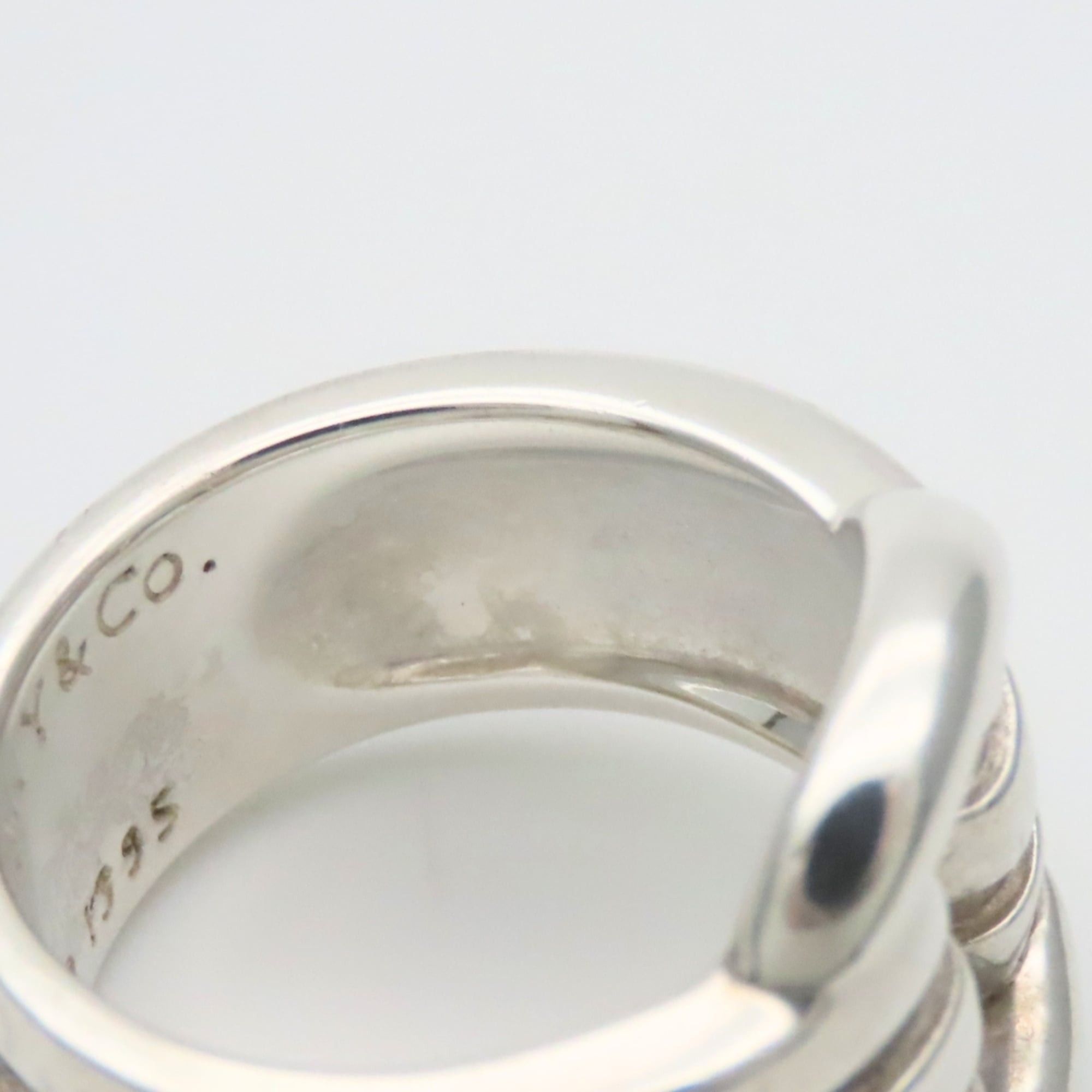 Tiffany & Co. Tiffany & Co. Groove de Circle Ring, Sterling Silver 925, Stylish, Women's Ring. Size ONE SIZE - 8 Thumbnail