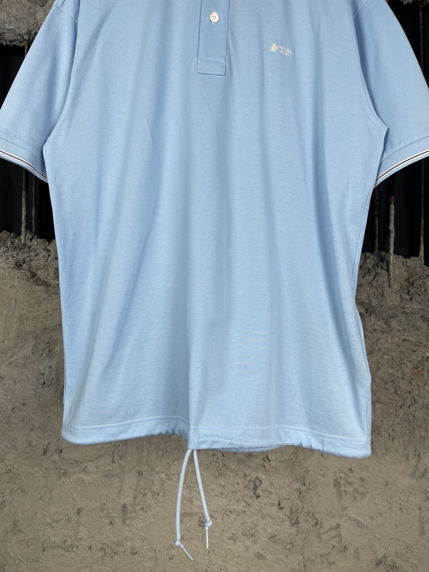 Prada Prada Polo Embroidered Logo Short Sleeve Size US M / EU 48-50 / 2 - 4 Thumbnail