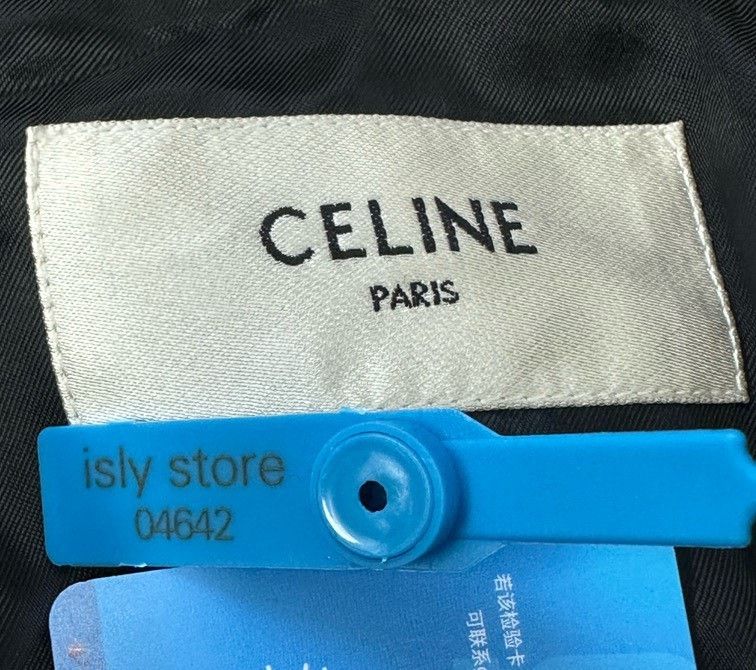 Celine CELINE Lapel Single-Breasted Long-Sleeve Shirt Jacket Size XXS / US 00 / IT 34 - 3 Thumbnail