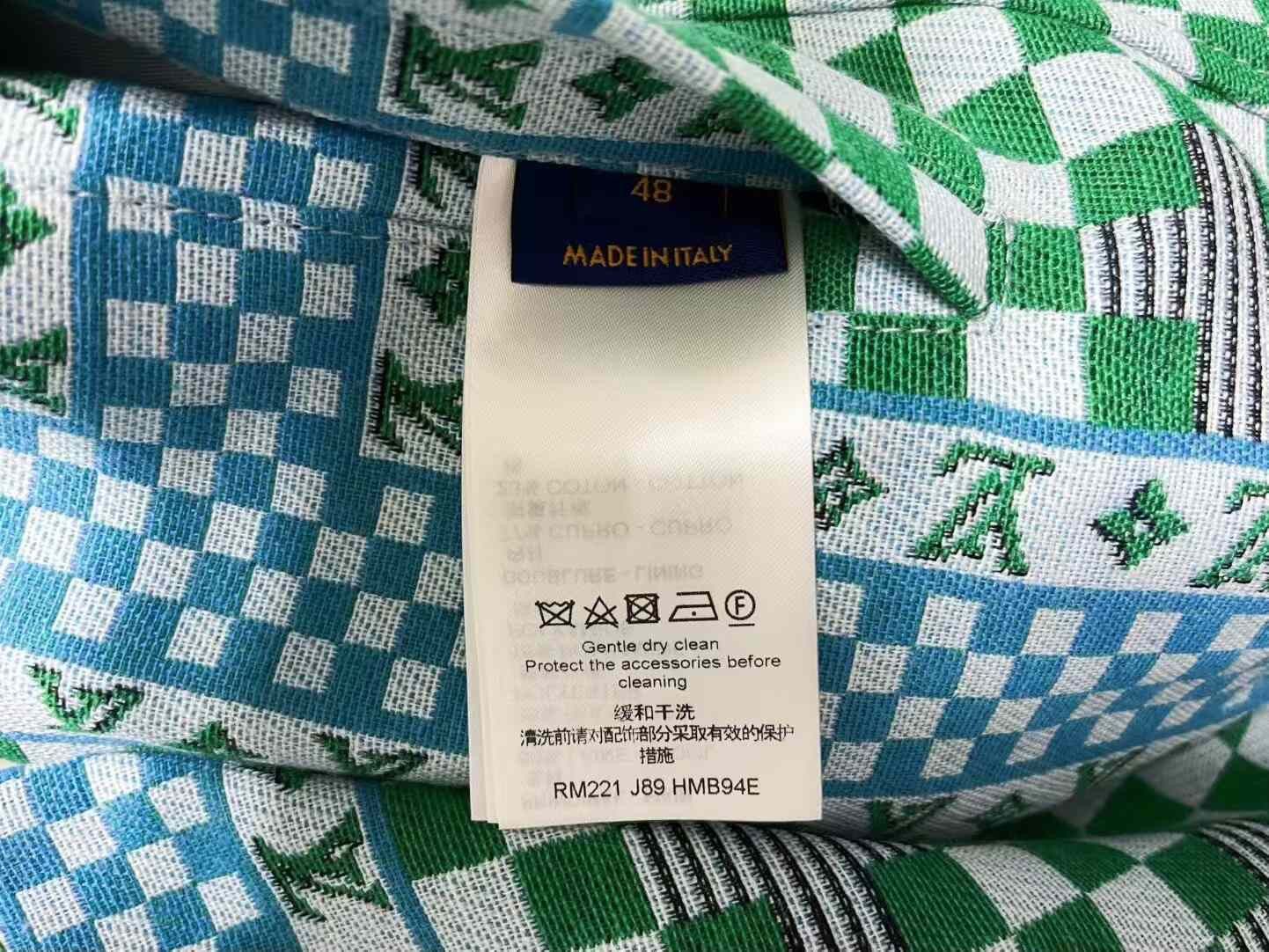 Louis Vuitton Louis Vuitton Green Checkered Jacket Size US M / EU 48-50 / 2 - 3 Thumbnail