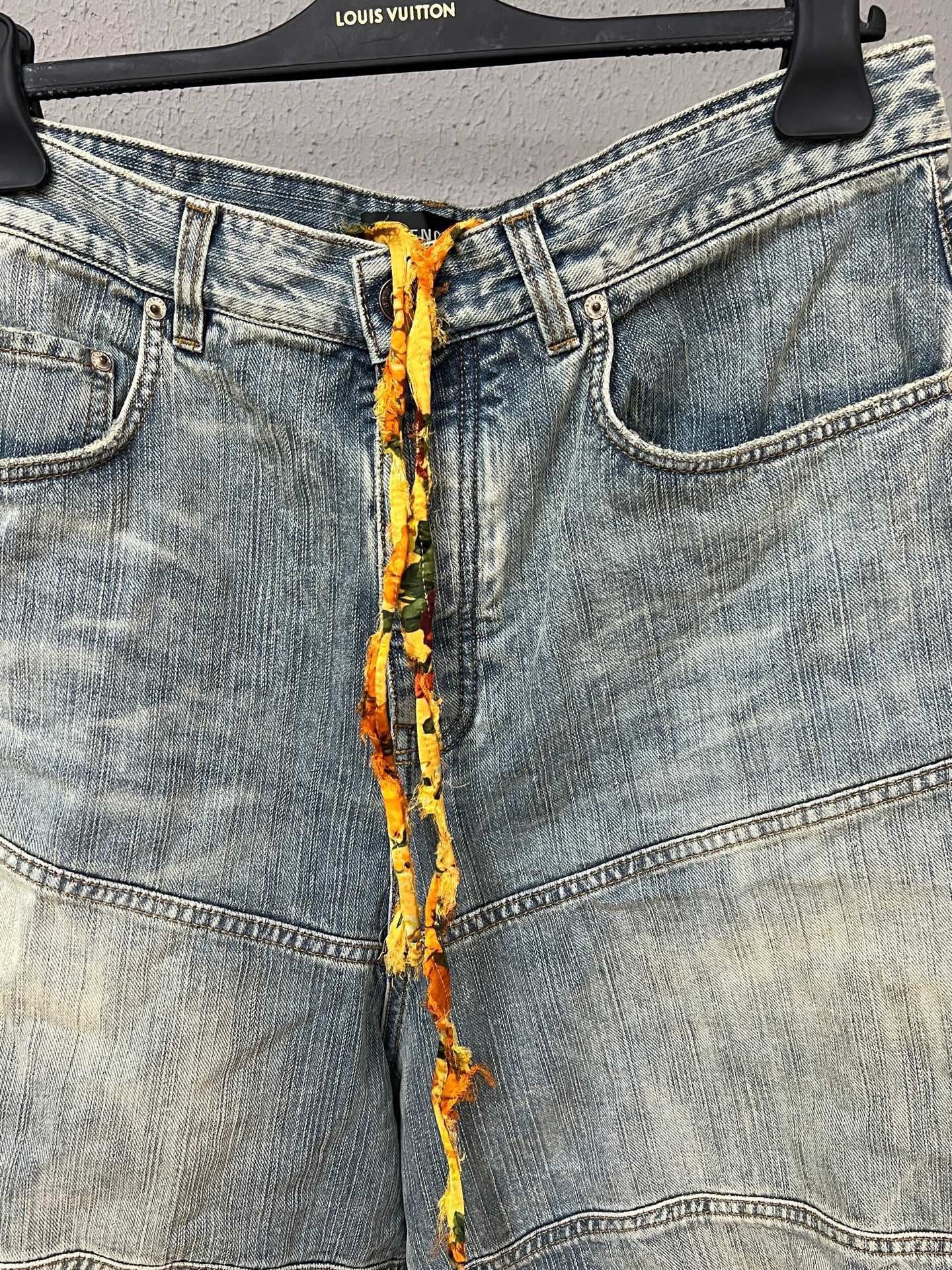 Balenciaga Balenciaga Drawstring Washed Vintage Runway Jeans Size 27" / US 4 / IT 40 - 3 Thumbnail