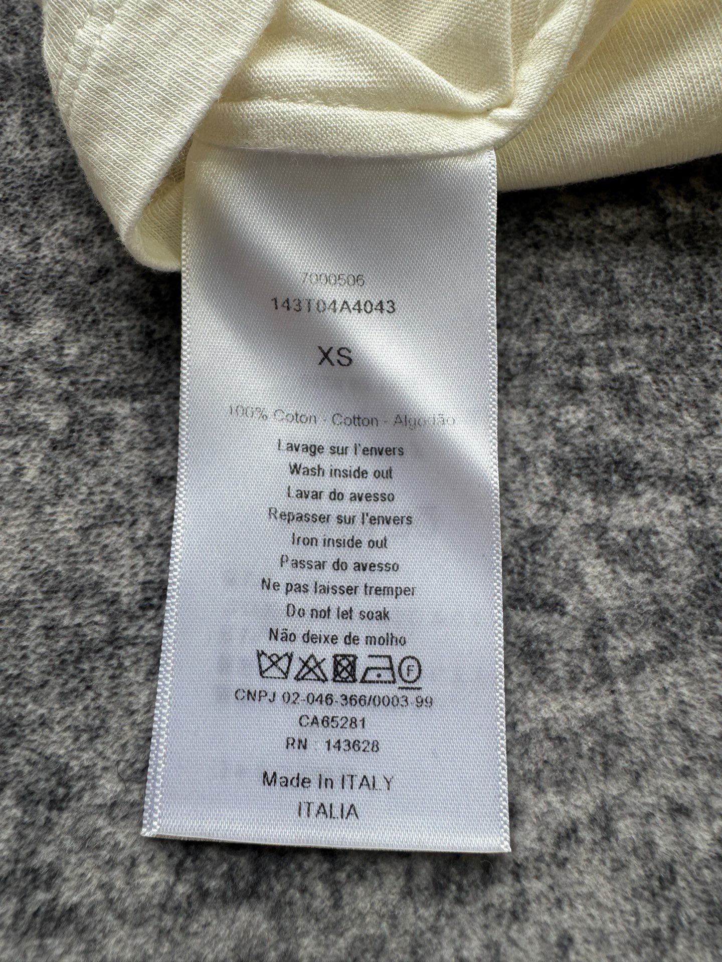 Dior Dior Slogan Logo Short Sleeve Size XS / US 0-2 / IT 36-38 - 5 Thumbnail