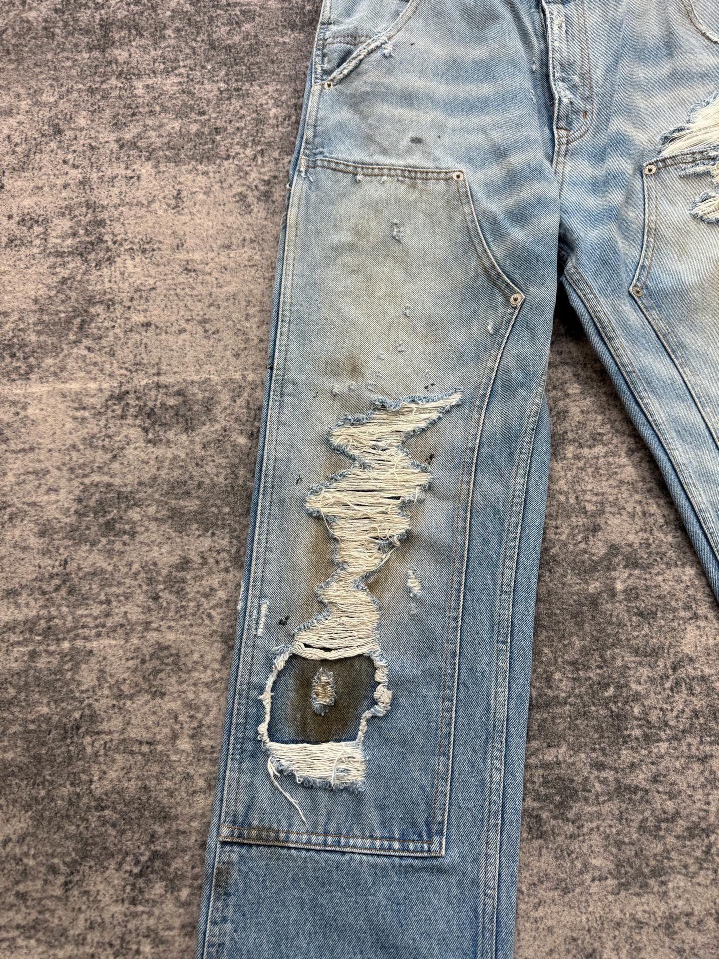 MM6 MM6 SS25 Distressed Ripped Jeans Size 25" / US 0 / IT 36 - 6 Thumbnail