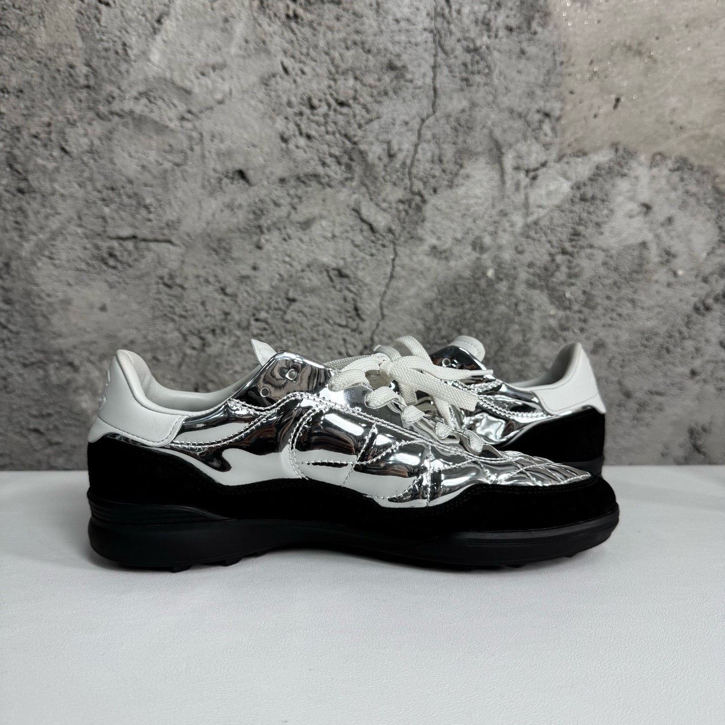 Chanel Chanel Quilted Silver Sneakers Size US 8 / IT 38 - 4 Thumbnail