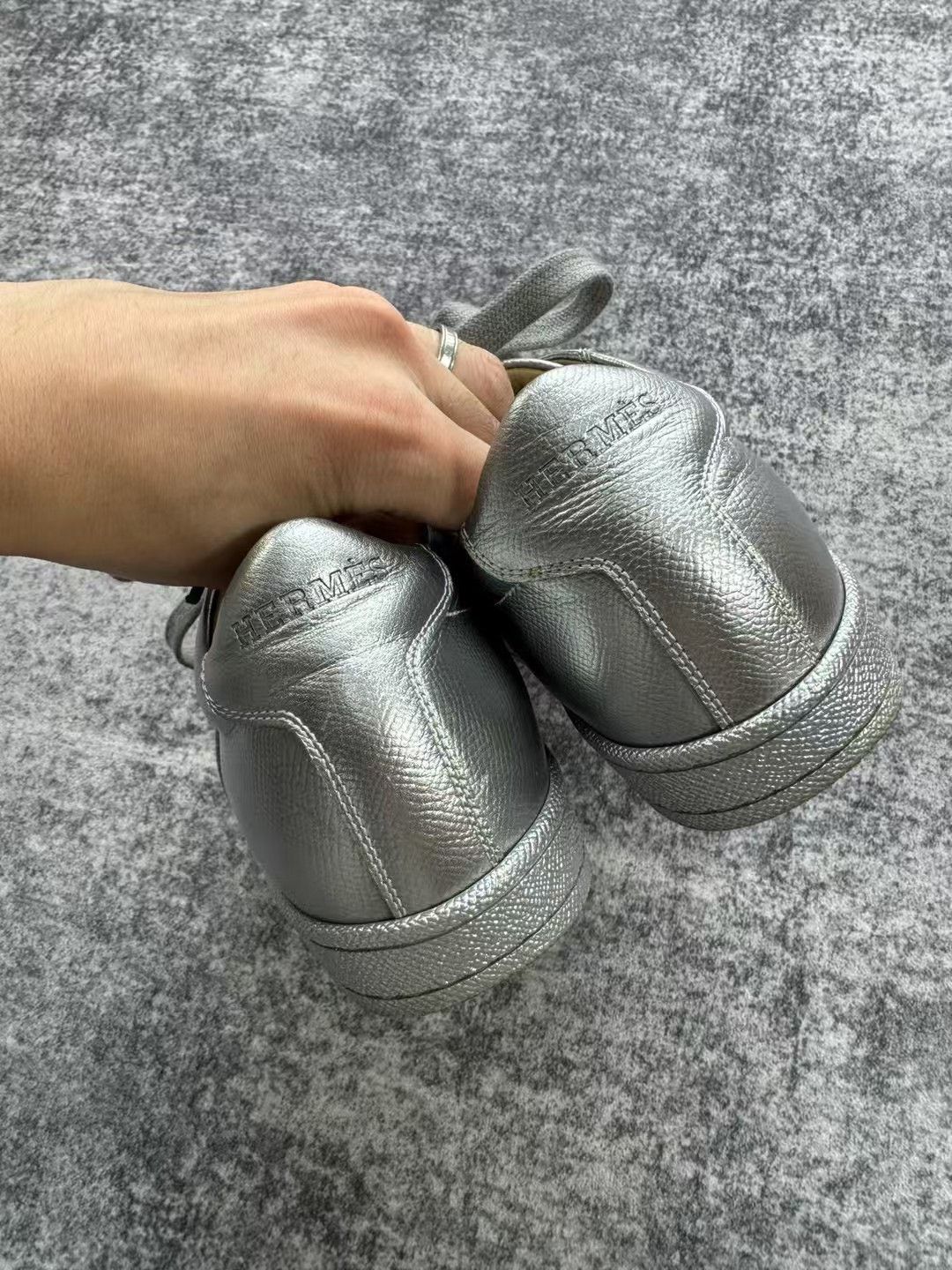 Hermes Hermes Silver Sneakers Size US 5.5 / IT 35.5 - 5 Thumbnail