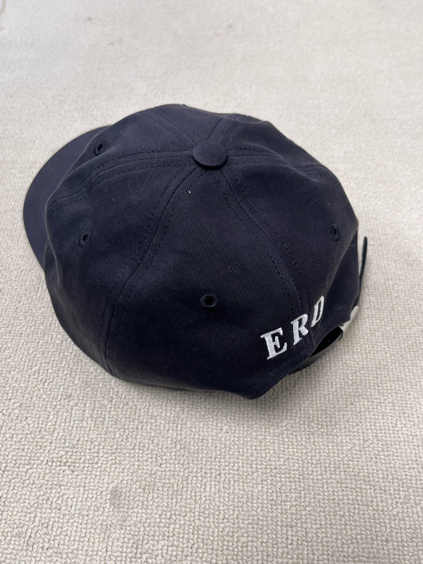 Enfants Riches Deprimes Enfants Riches Deprimes ERD Washed Black Embroidered Logo Baseball Cap Size ONE SIZE - 3 Thumbnail