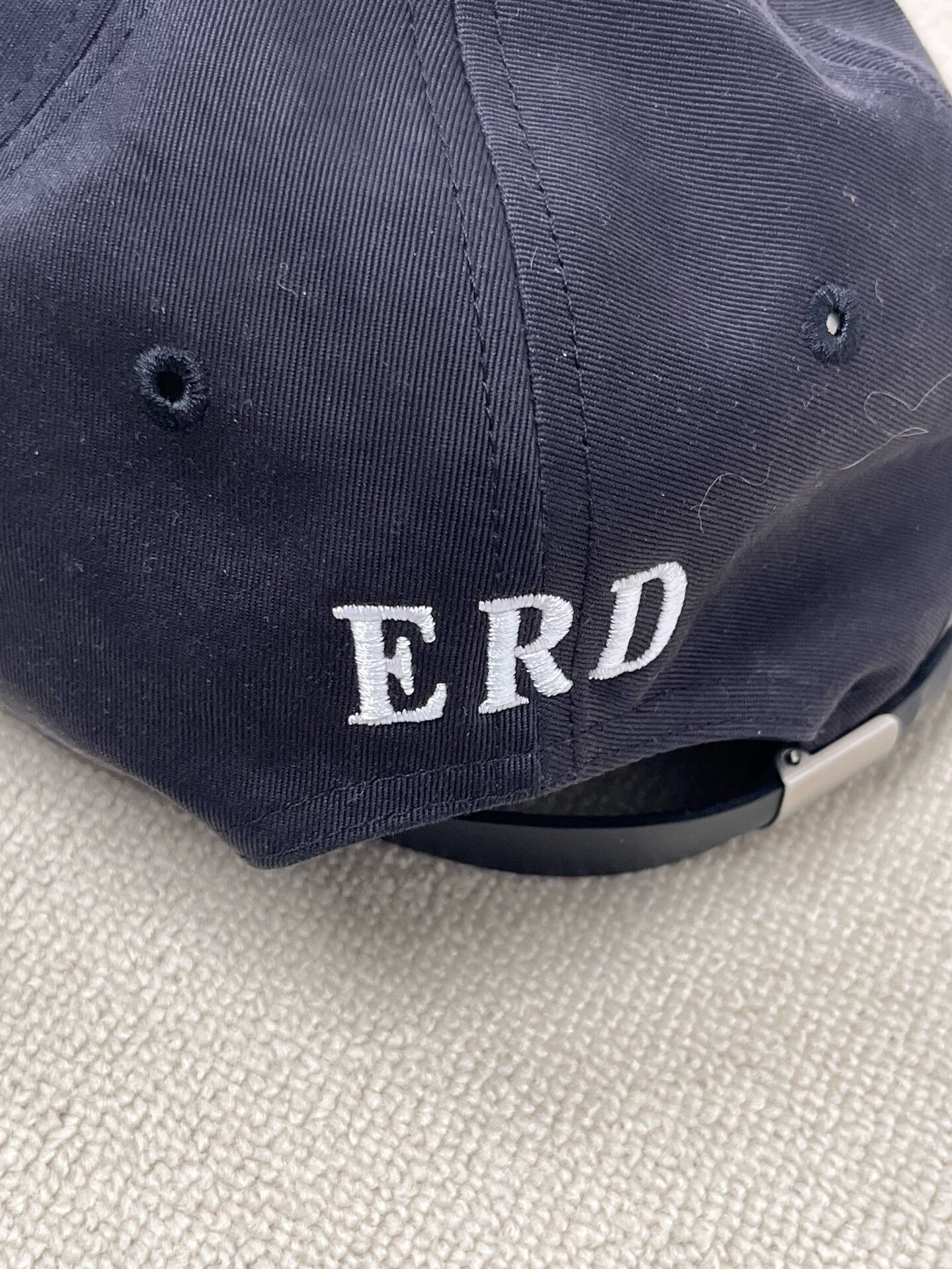 Enfants Riches Deprimes Enfants Riches Deprimes ERD Washed Black Embroidered Logo Baseball Cap Size ONE SIZE - 4 Thumbnail