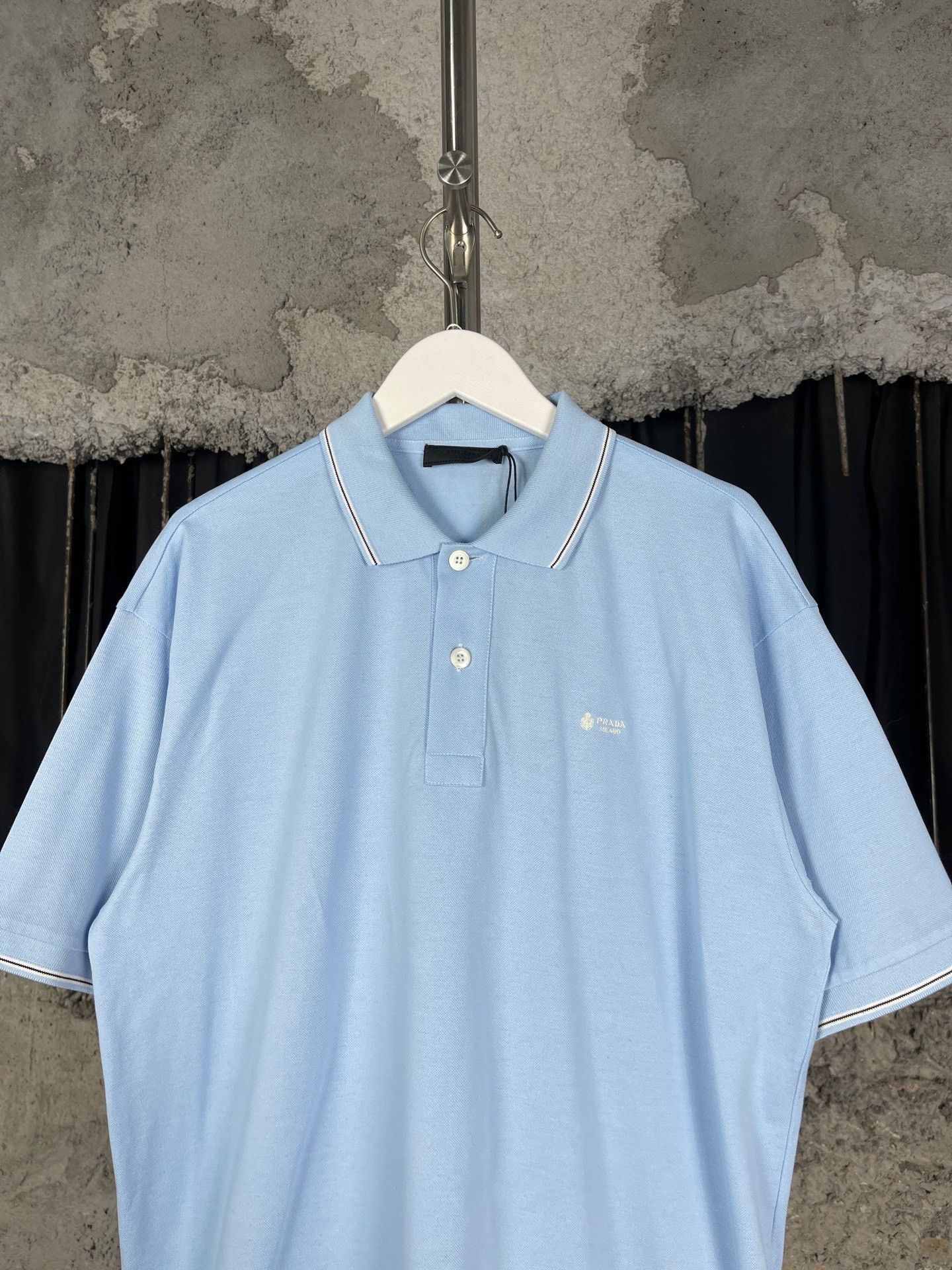 Prada Prada Polo Embroidered Logo Short Sleeve Size US M / EU 48-50 / 2 - 3 Thumbnail