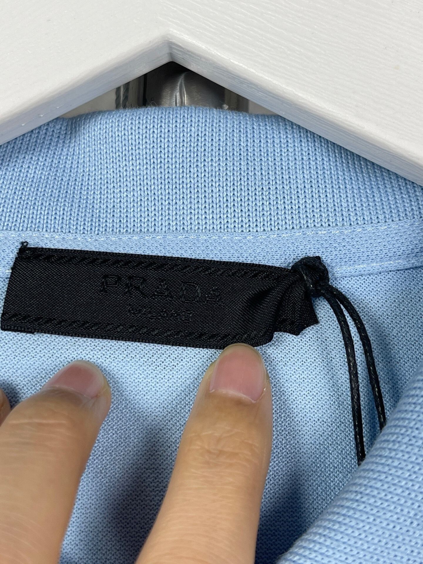 Prada Prada Polo Embroidered Logo Short Sleeve Size US M / EU 48-50 / 2 - 7 Thumbnail