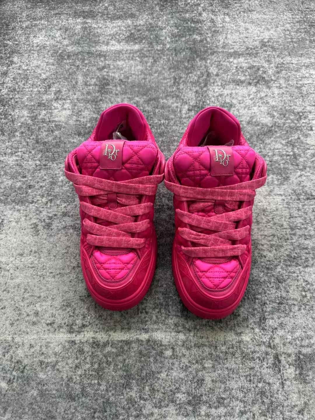 Dior Dior ERL Limited Pink Cannage Bread Shoes Size US 9 / EU 42 - 2 Thumbnail