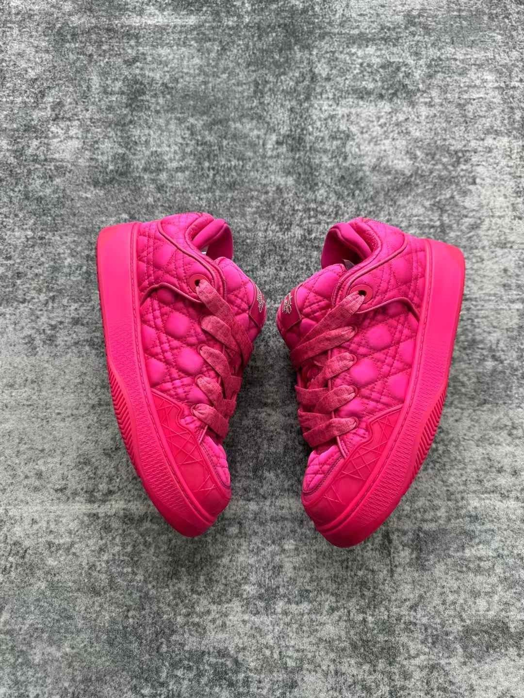 Dior Dior ERL Limited Pink Cannage Bread Shoes Size US 9 / EU 42 - 3 Thumbnail