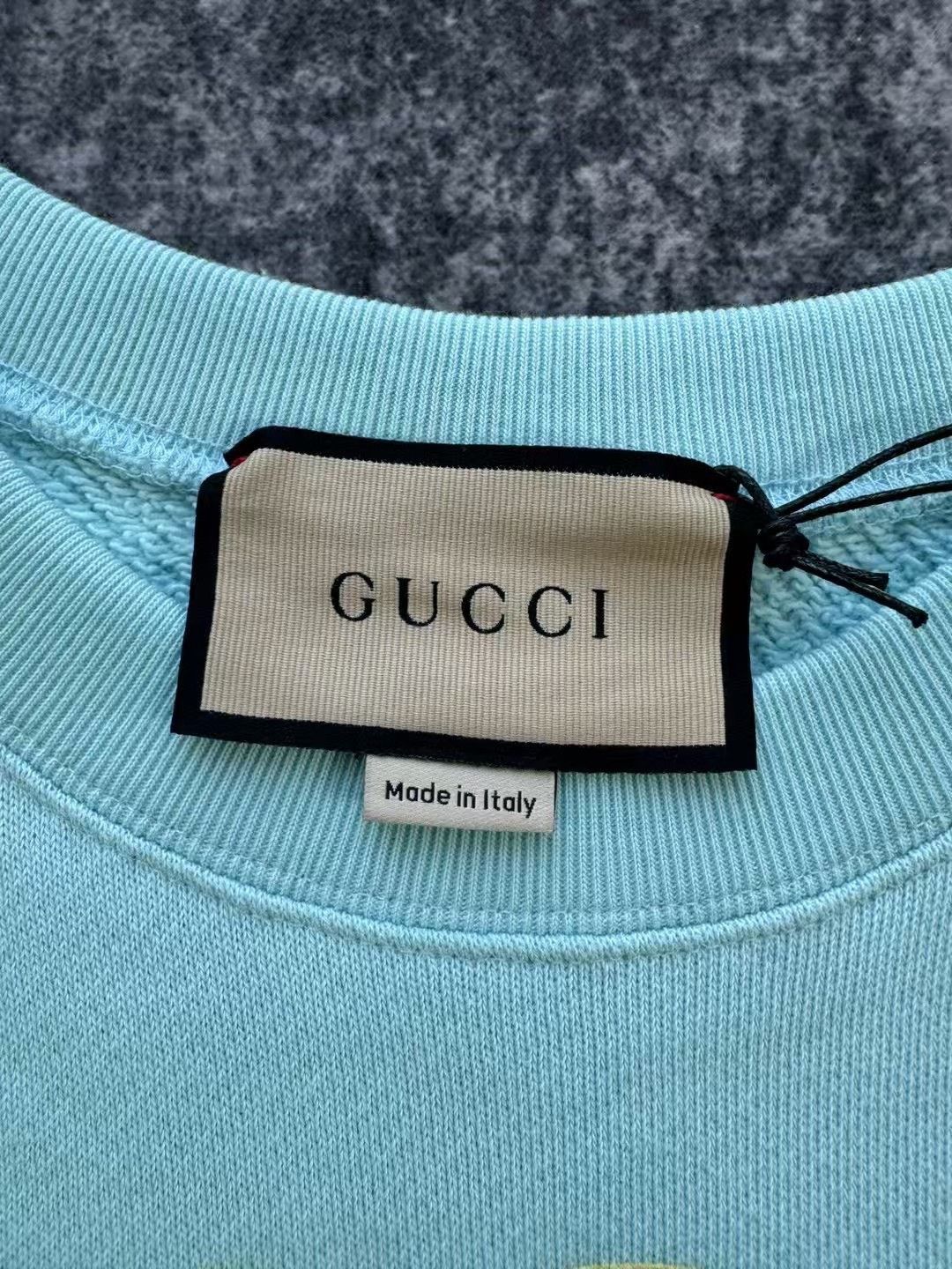 Gucci Gucci Light Blue Sequin Banana Sweatshirt Size S / US 4 / IT 40 - 3 Thumbnail