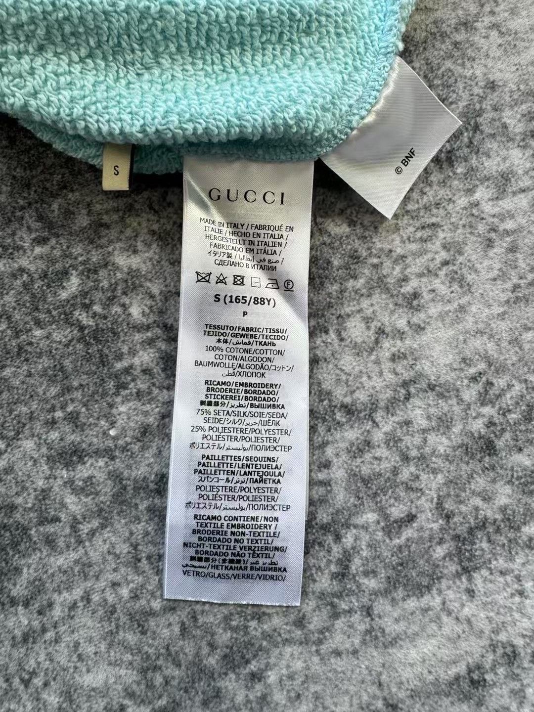 Gucci Gucci Light Blue Sequin Banana Sweatshirt Size S / US 4 / IT 40 - 5 Thumbnail
