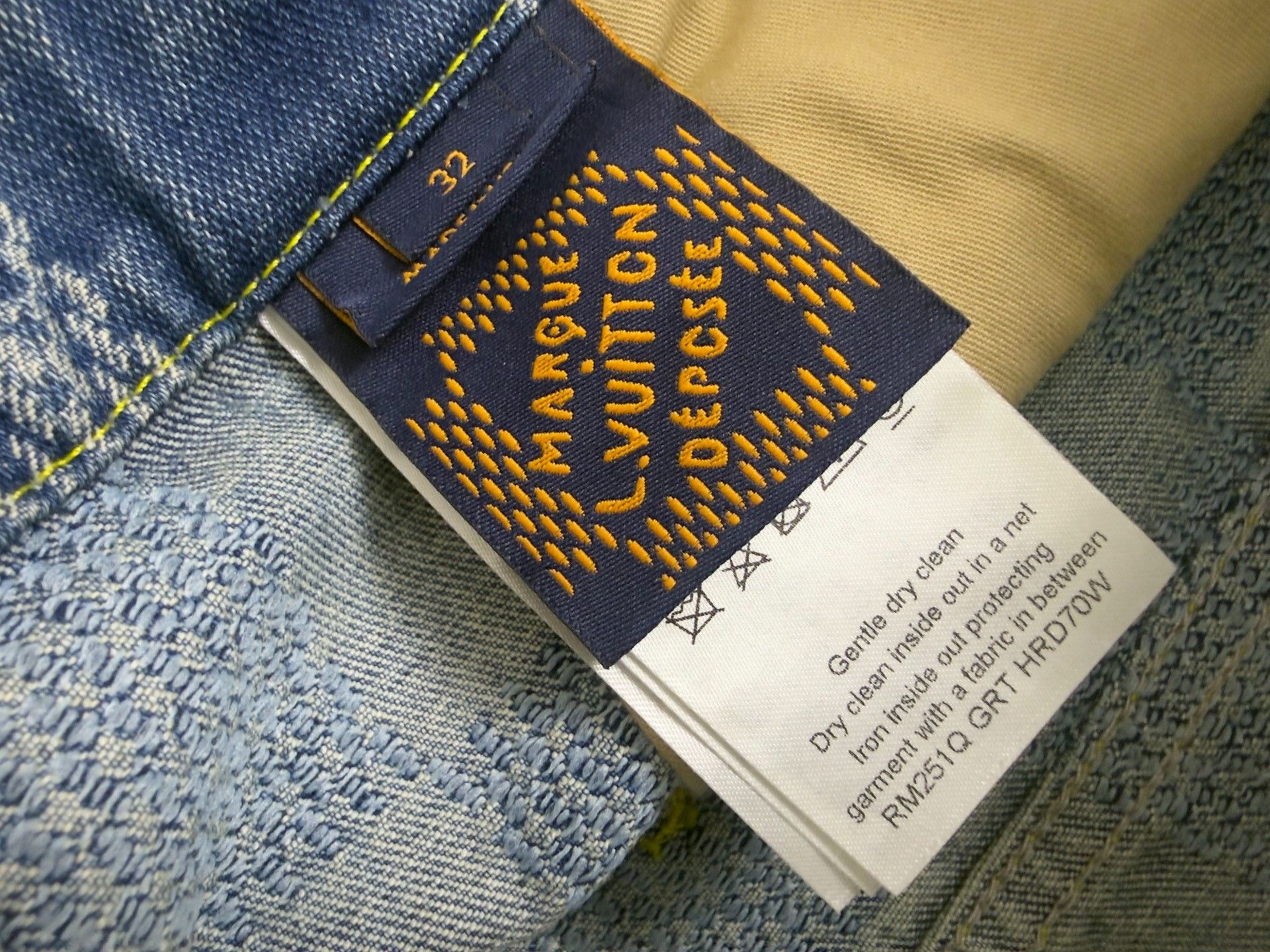 Louis Vuitton Louis Vuitton Checkerboard Flare Jeans Size US 32 / EU 48 - 7 Thumbnail