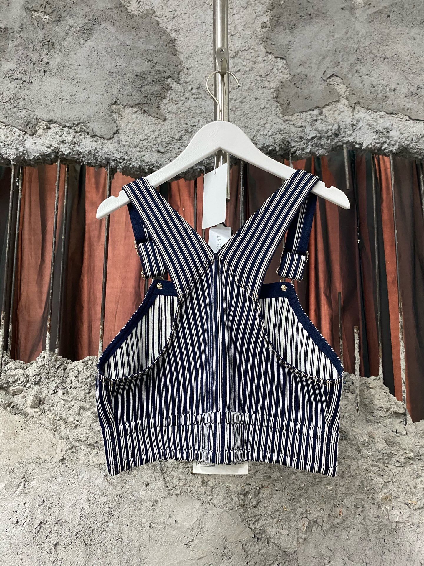 Chanel Chanel Striped Denim Vest Size XS / US 0-2 / IT 36-38 - 2 Thumbnail